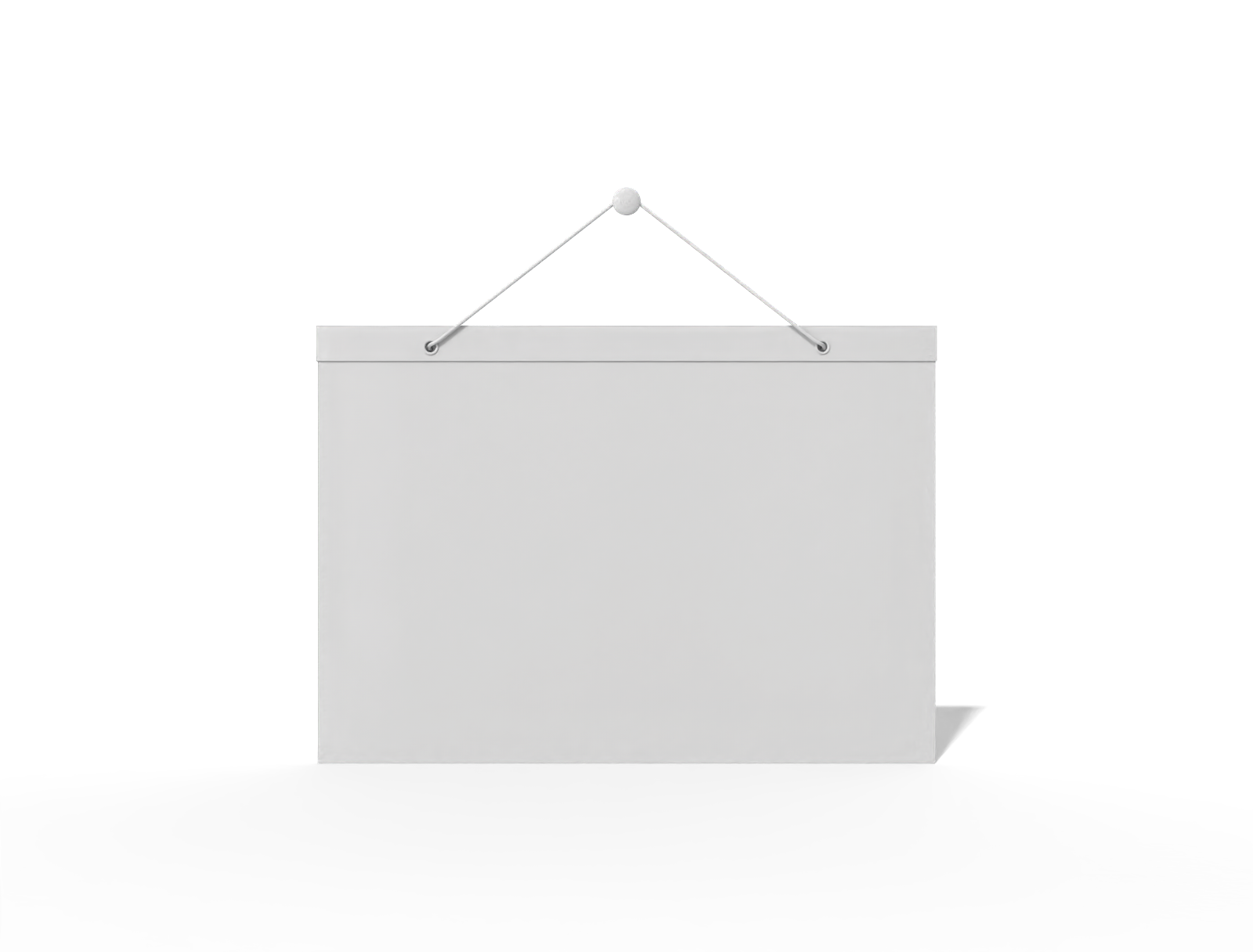 Wall calendar — White paperboard