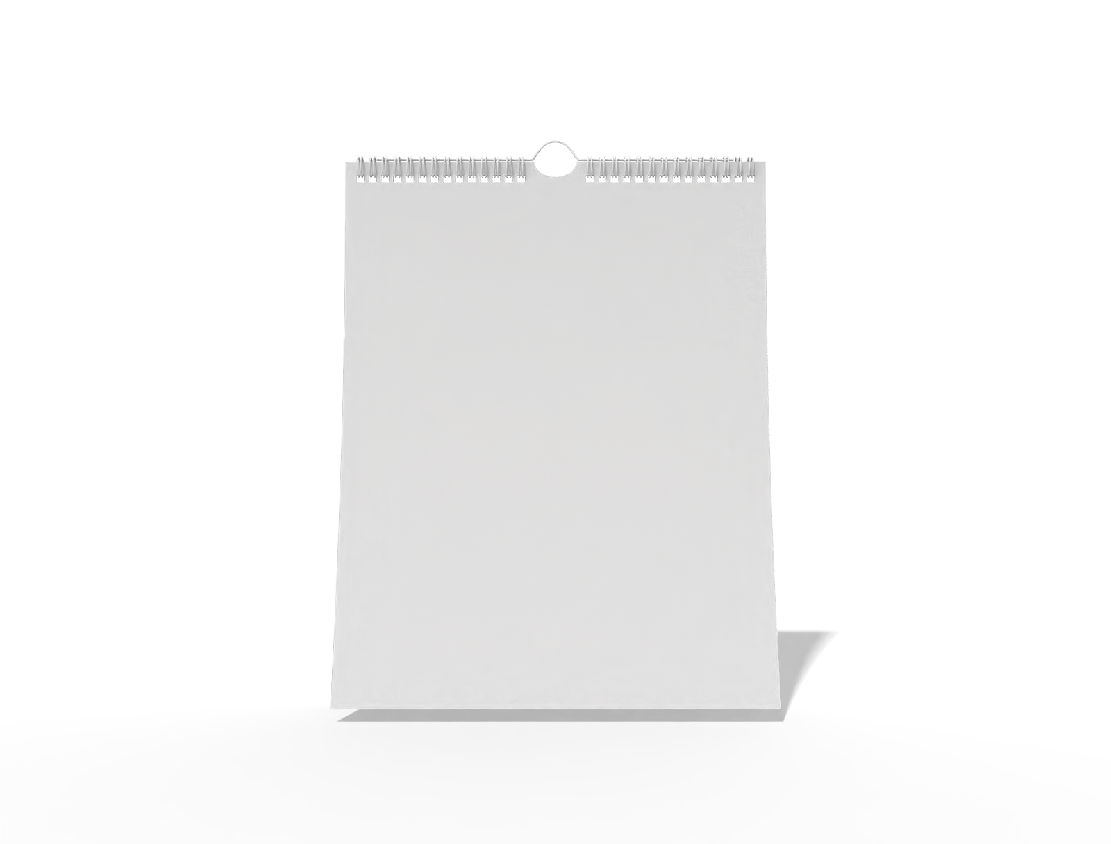 Wall calendar — White paperboard