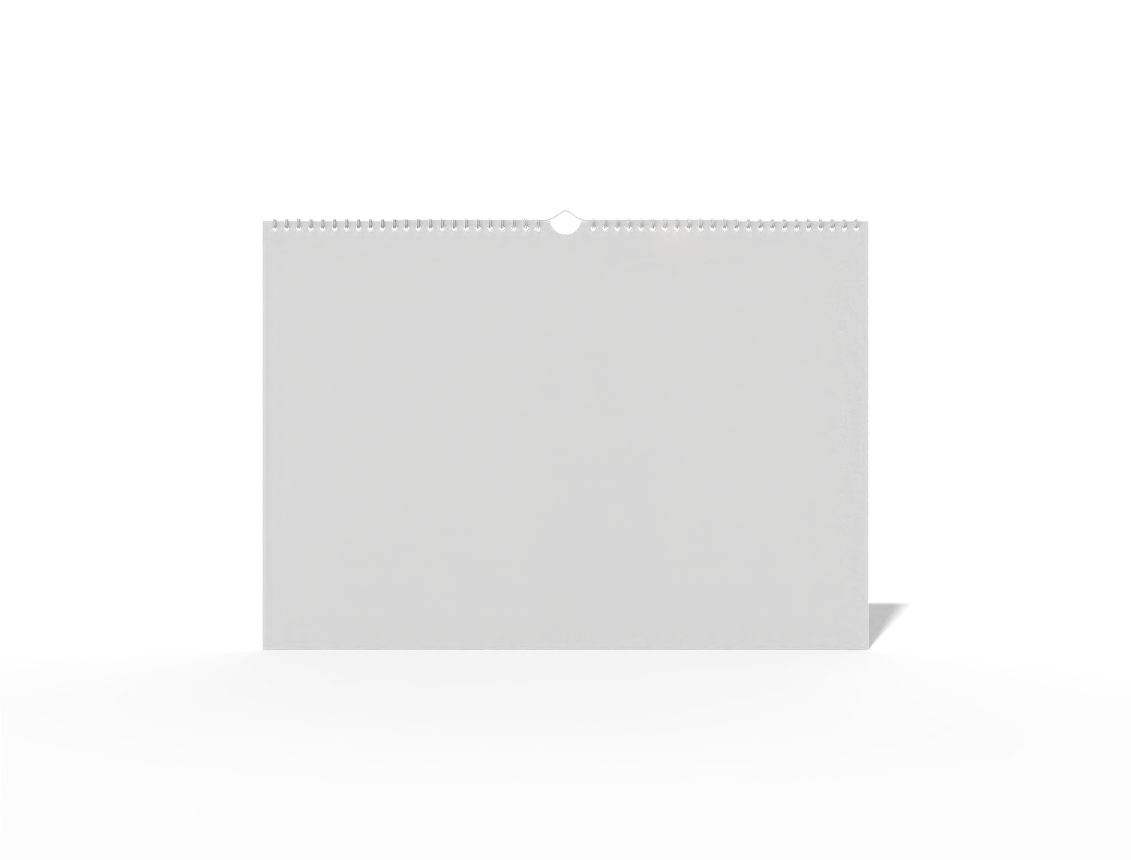 A3 wall calendar — White paperboard