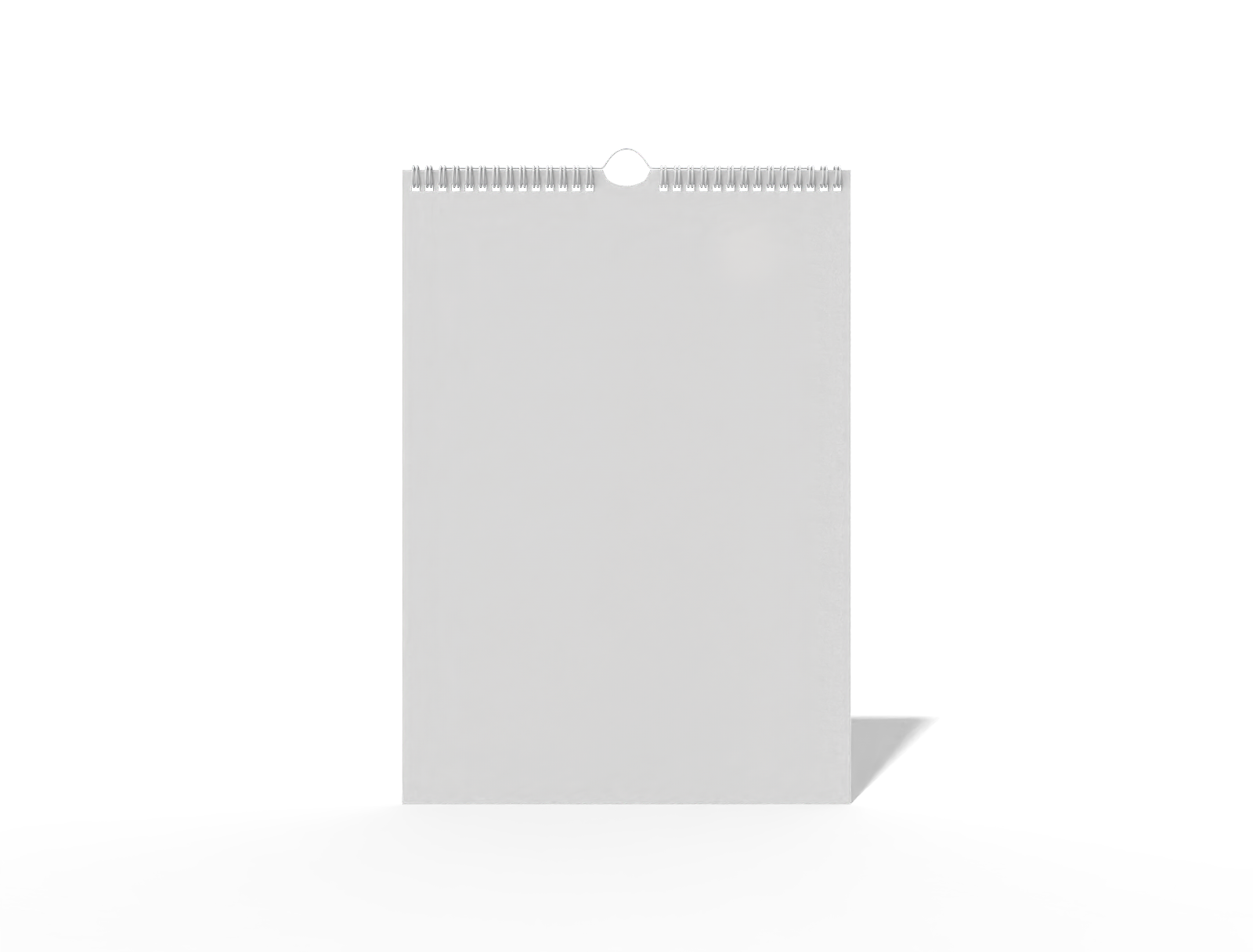 A3 wall calendar — White paperboard