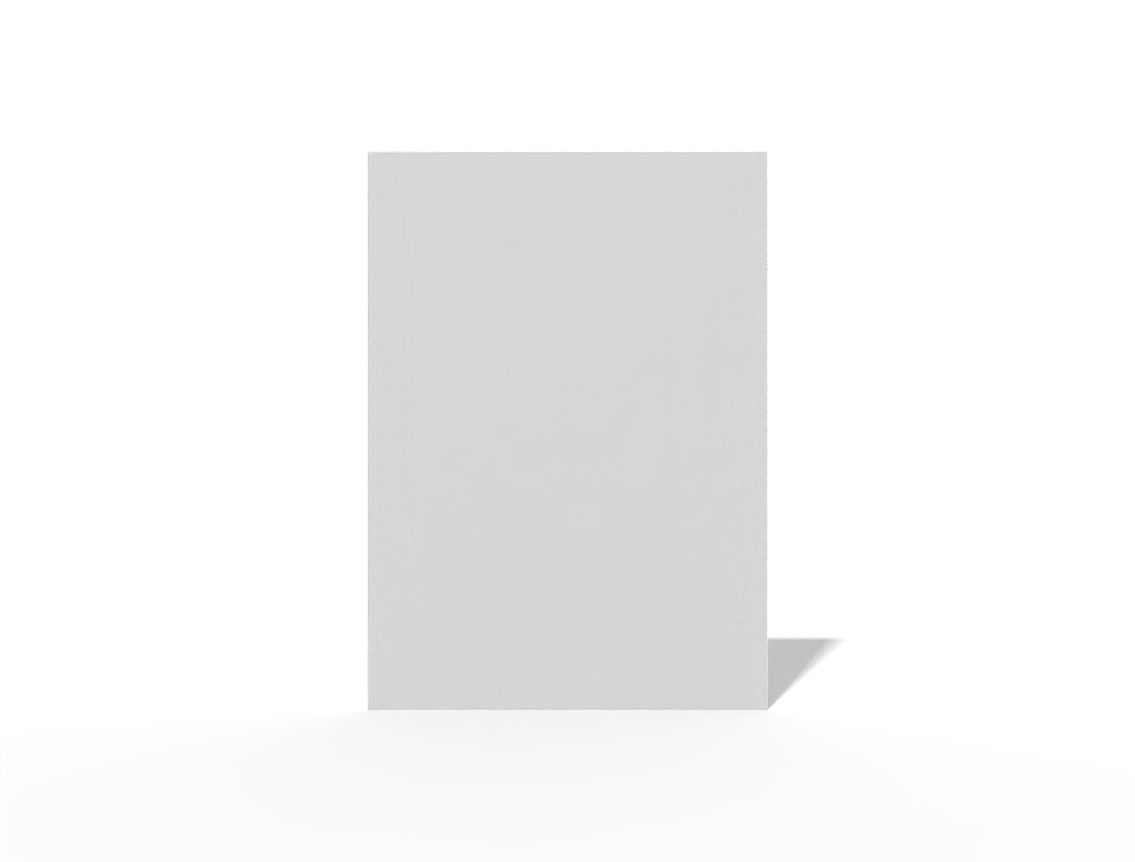 Wedding invitation — White paperboard