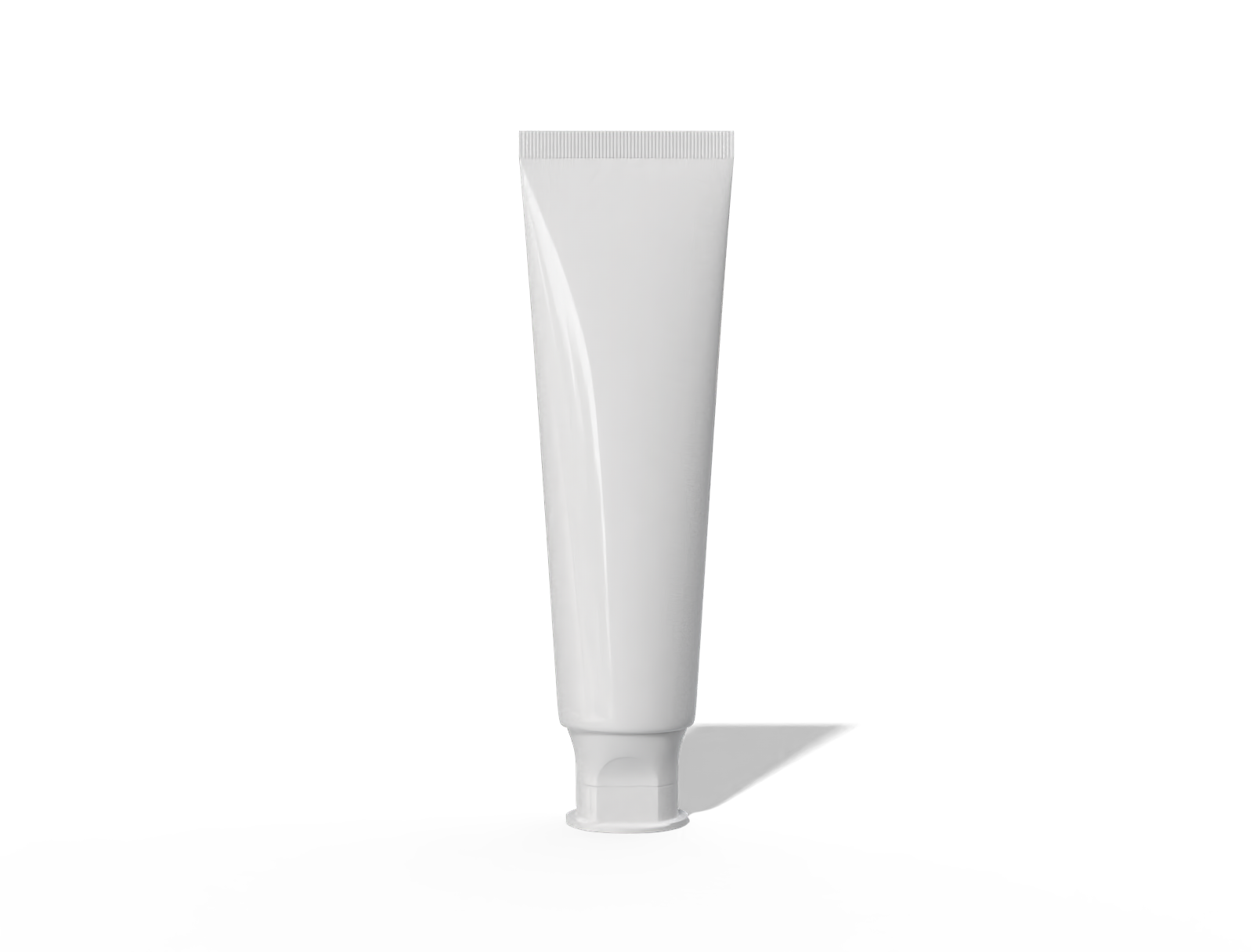 5 × 4 × 14 plastic toothpaste hose — Glossy plastic