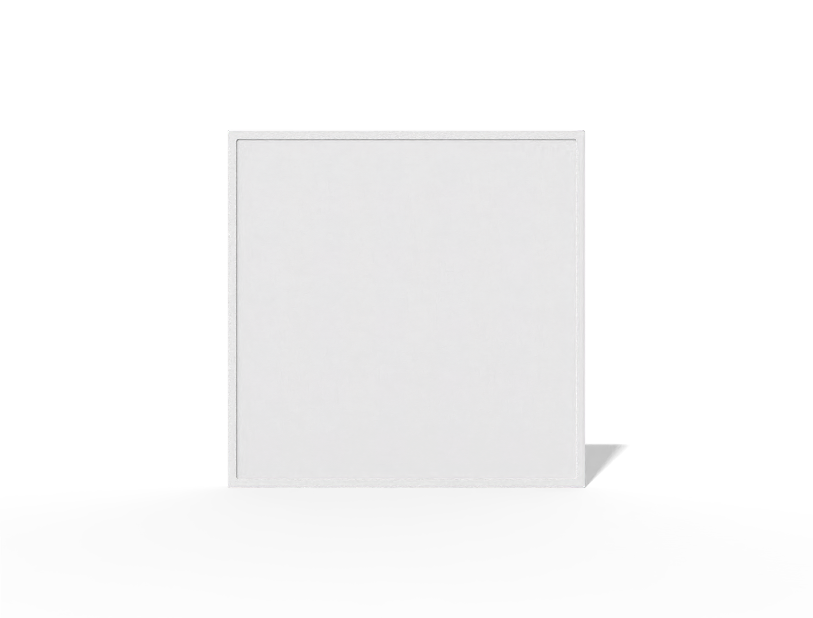 Square poster — White paperboard