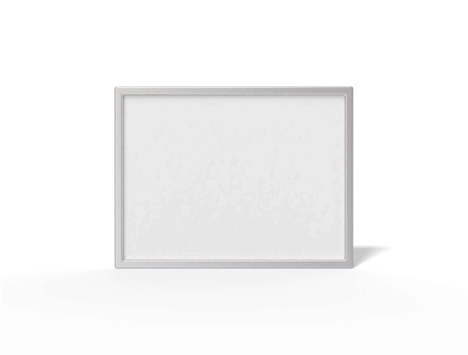 Horizontal poster — White paperboard
