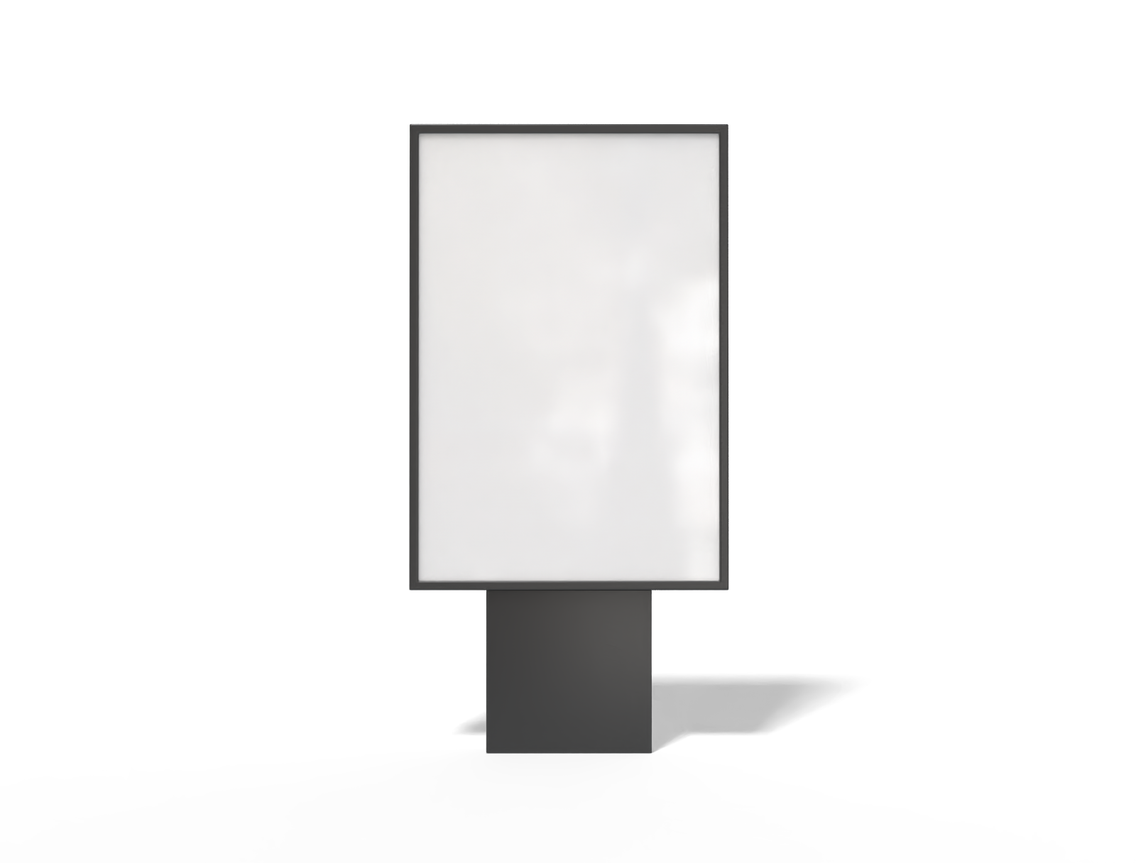Outdoor poster — Glossy plastic