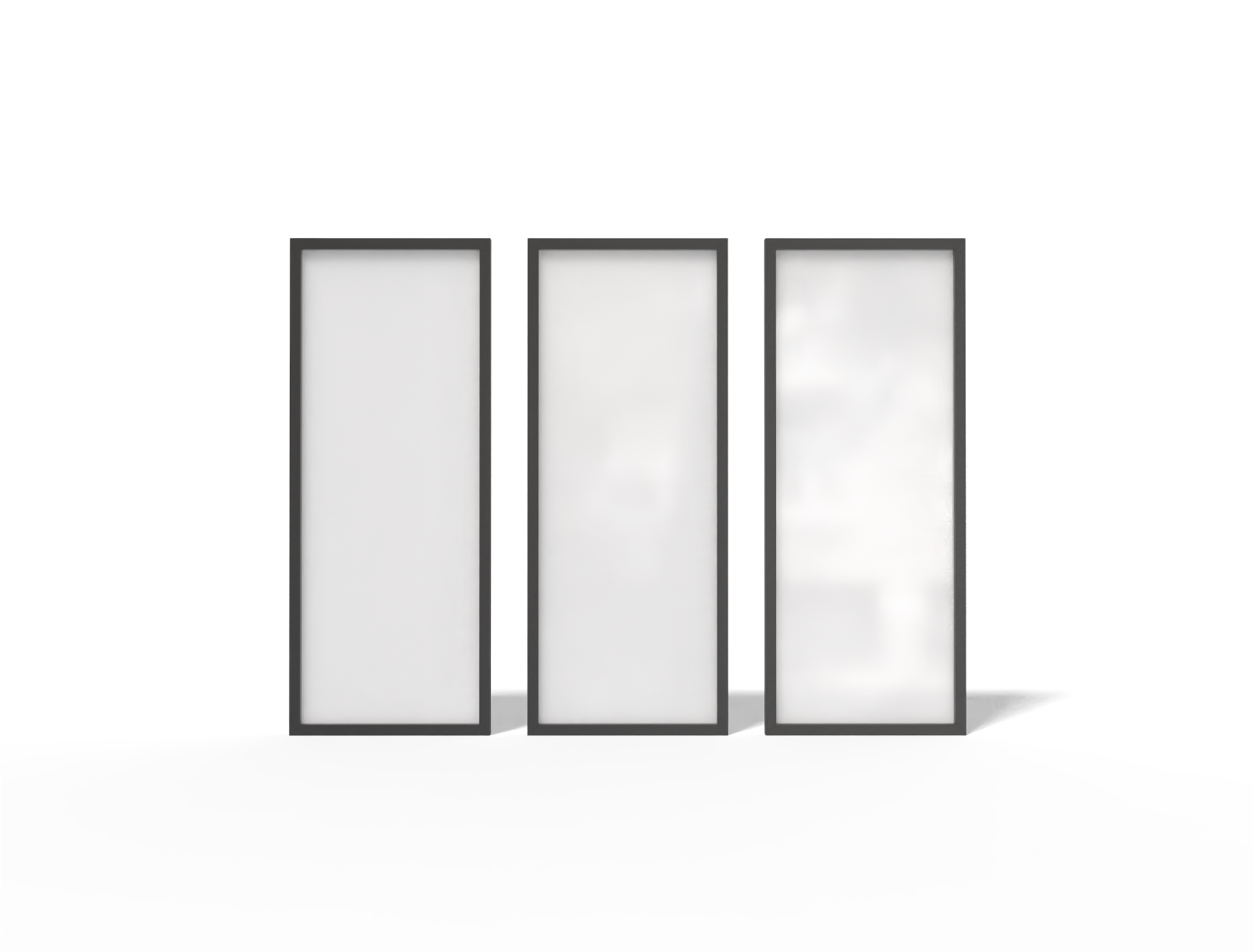 Three poster — Glossy plastic