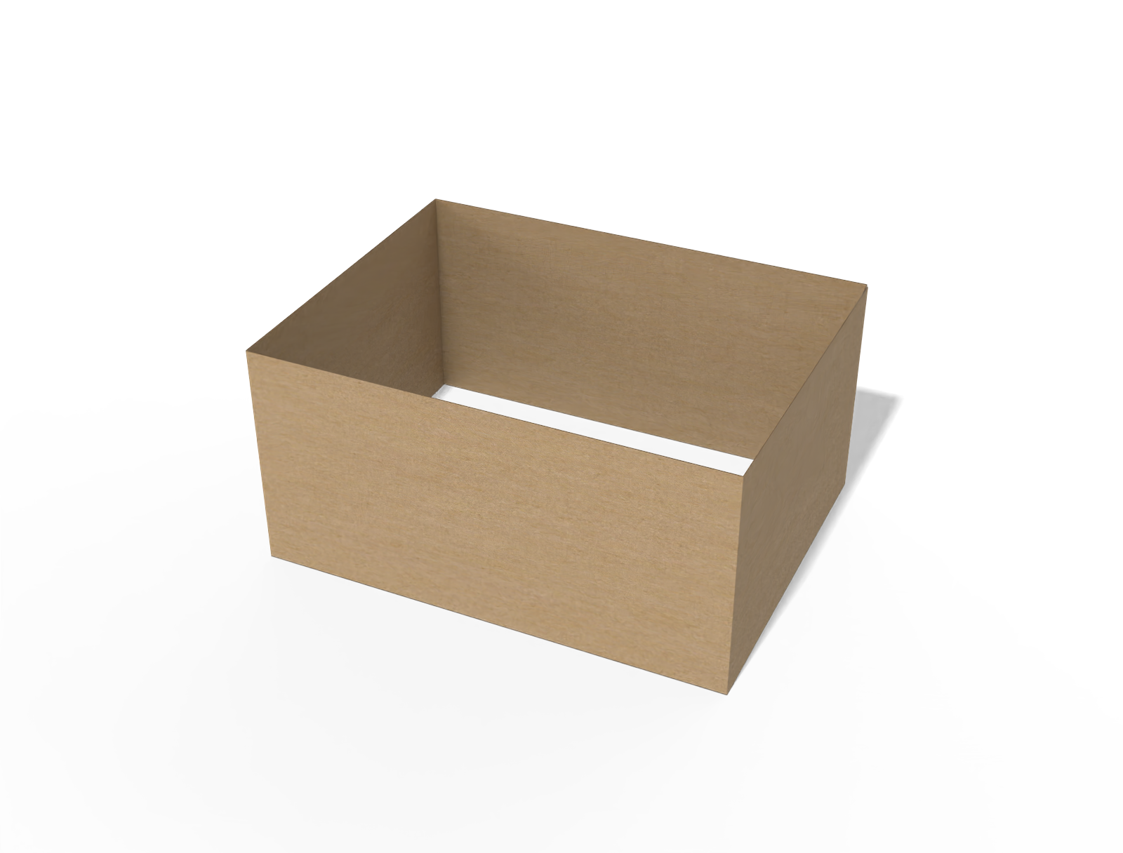 FEFCO 0501 slide type box (LWH) — A-flute corrugated board
