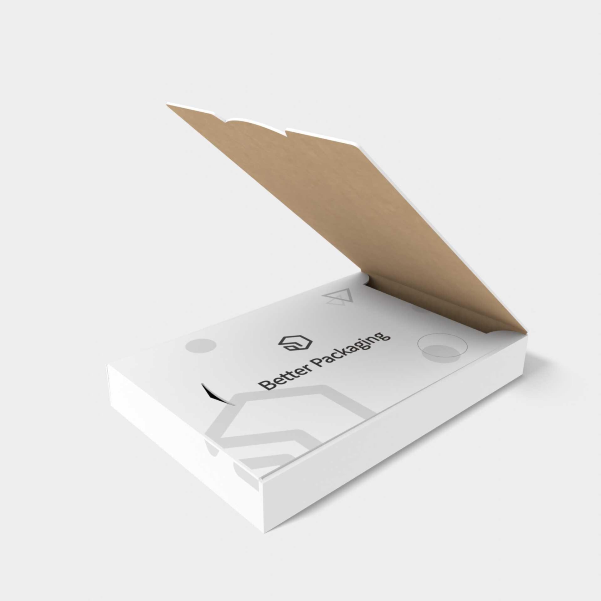 Tuck end box variations tear open snap lock — White paperboard