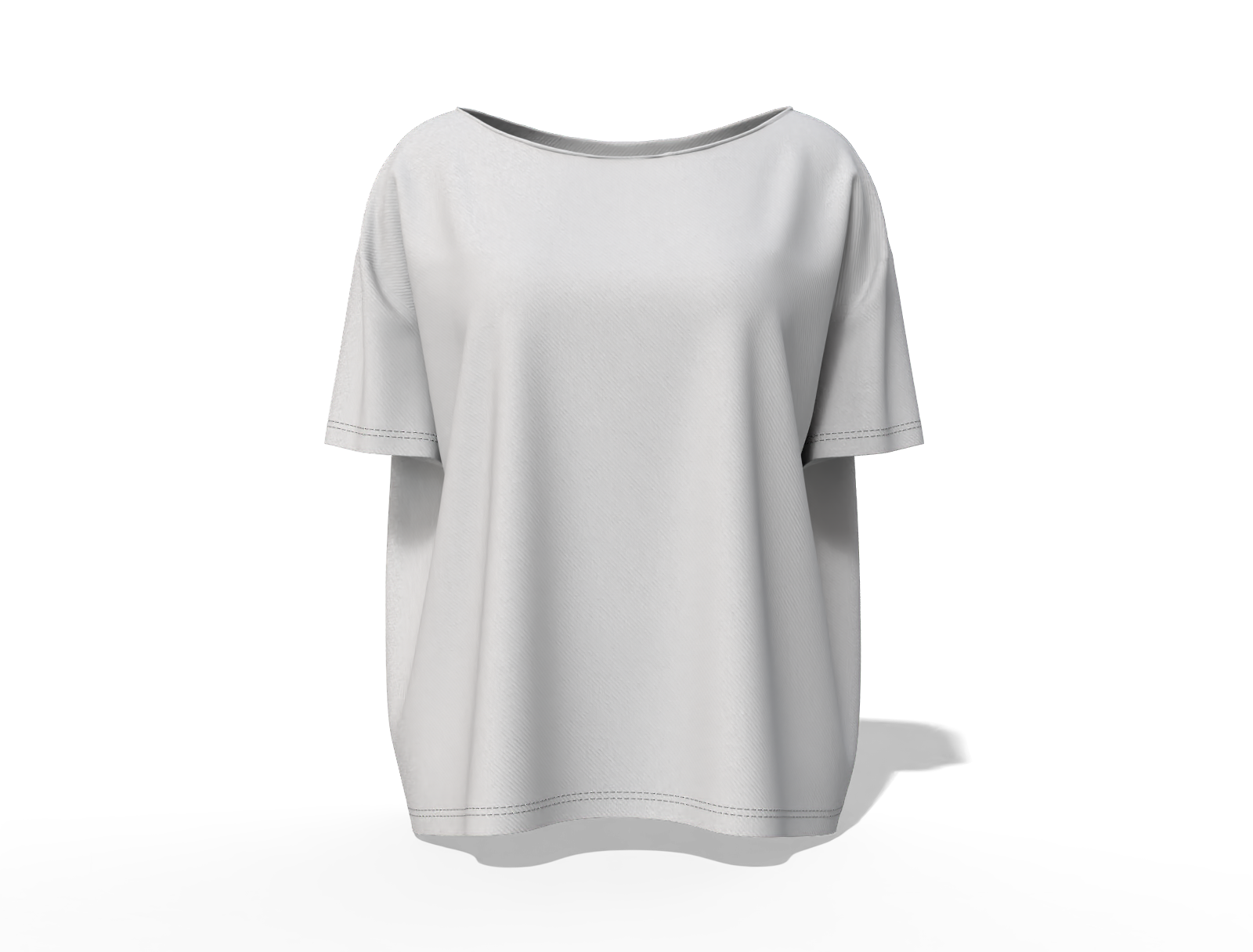 Women's oversized t-shirt — Cotton base fabric