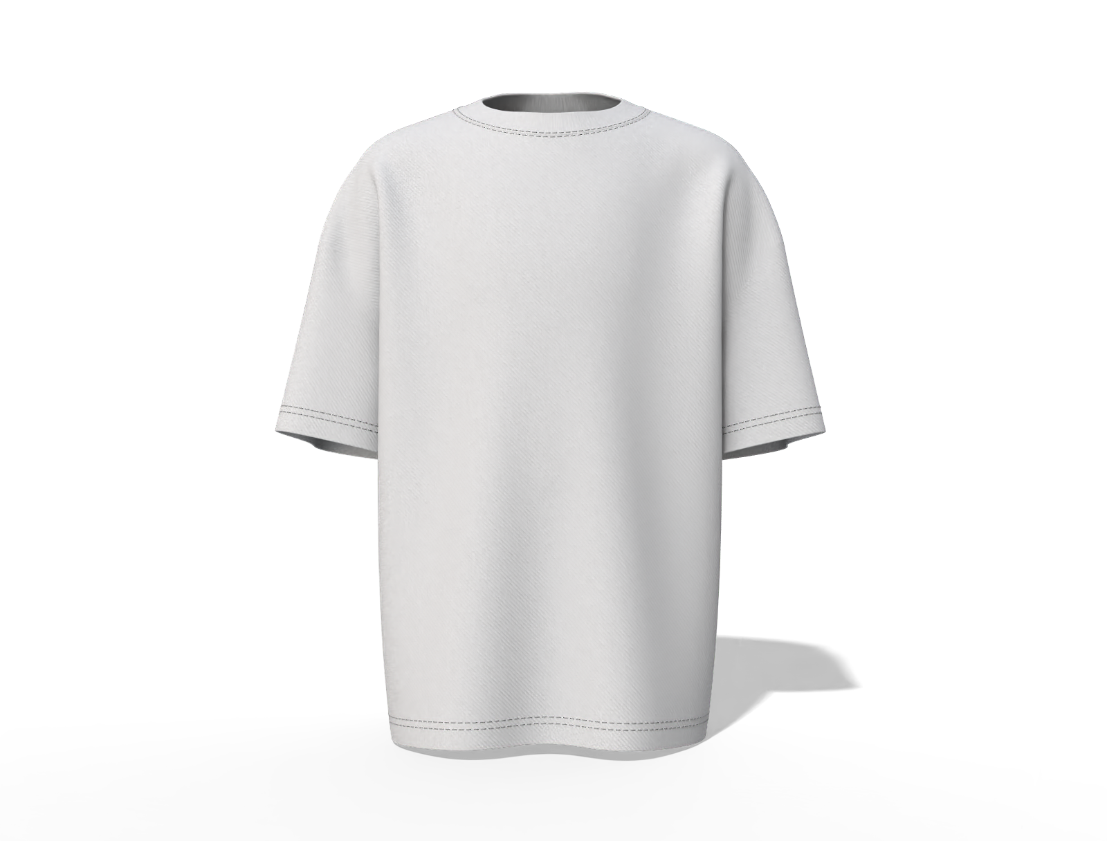 Oversized t-shirt — Cotton base fabric