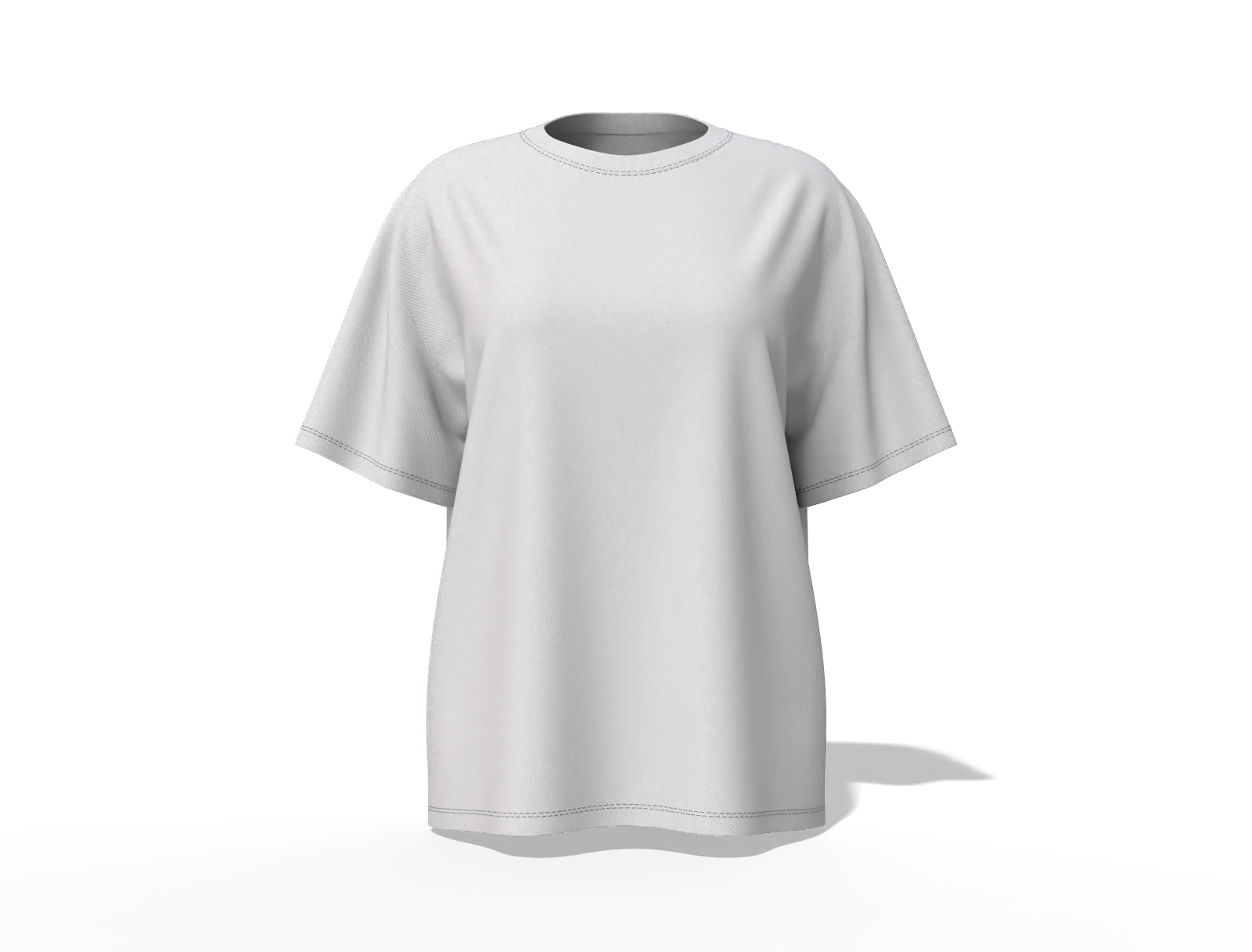 Oversized t-shirt — Cotton base fabric