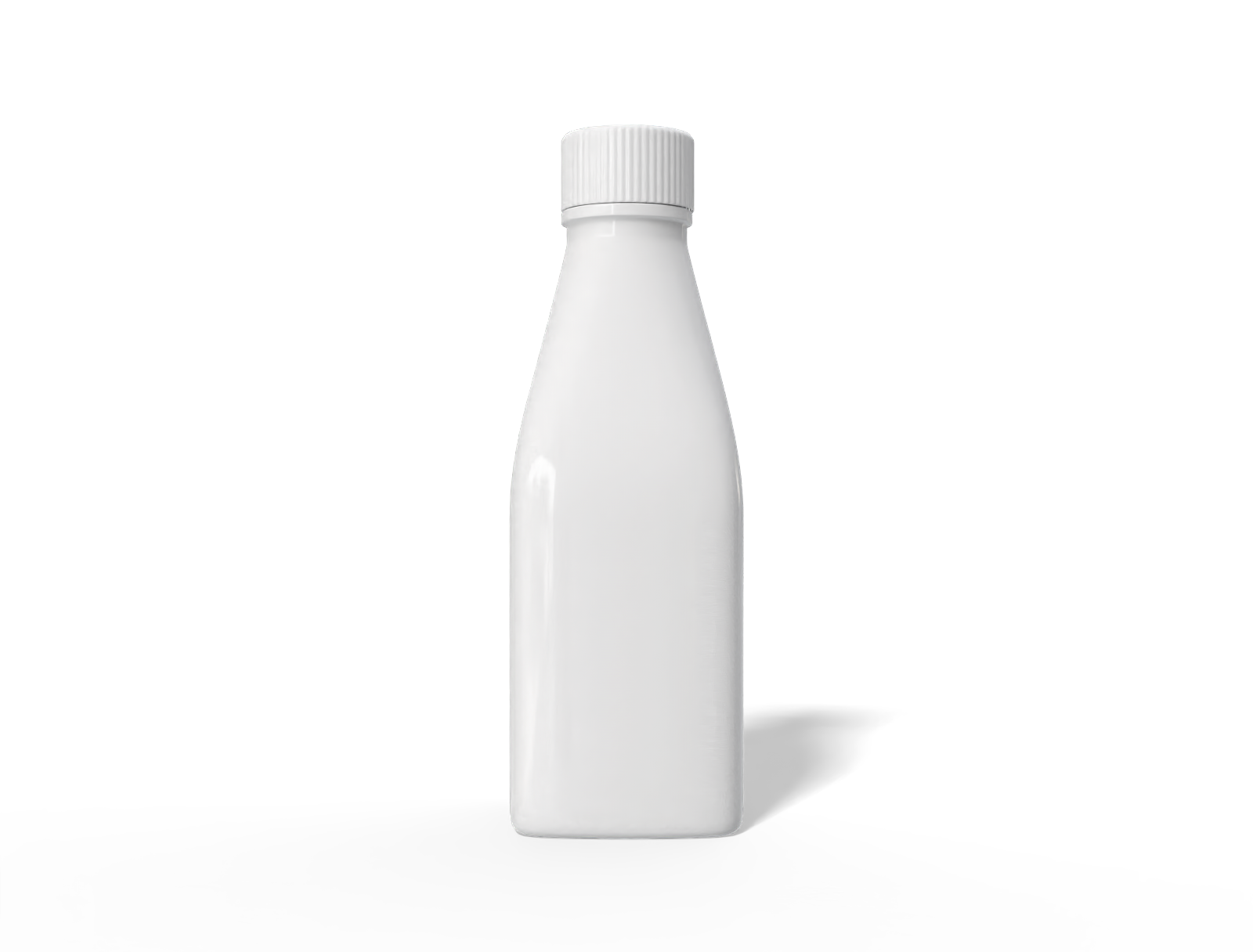 Plastic bottles product label — Glossy plastic