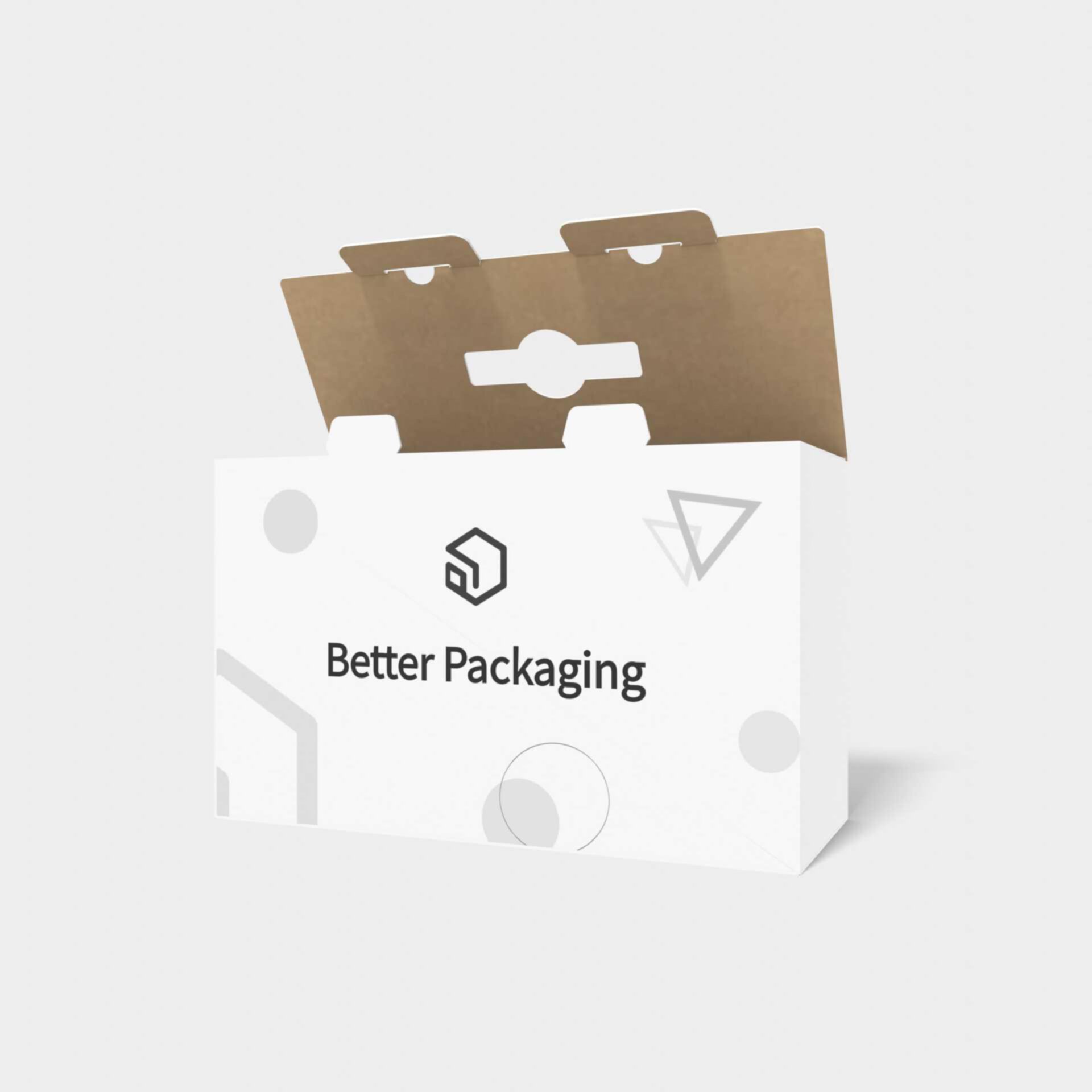 Carrying mailer box auto bottome snap lock boxes — Corrugated board