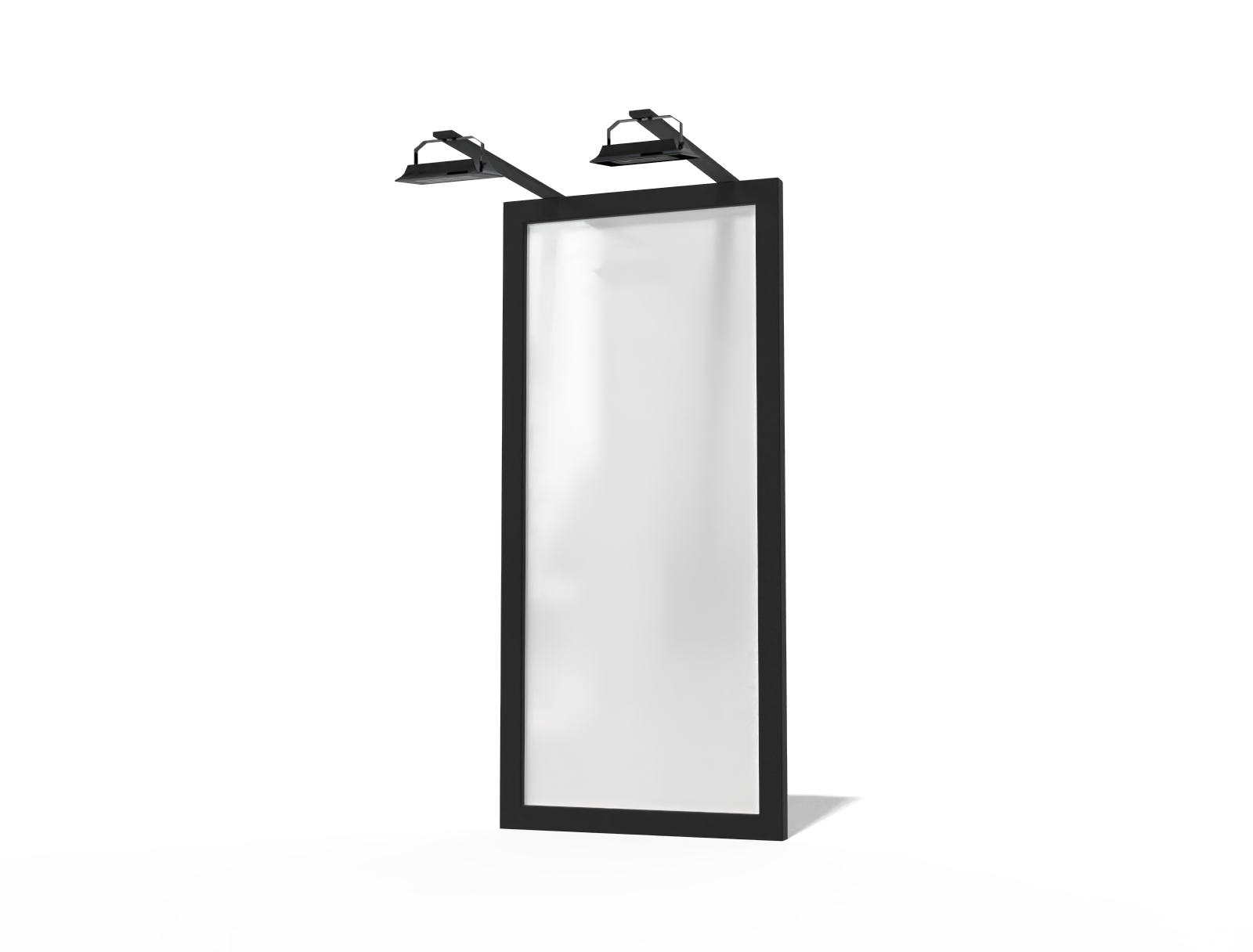 Vertical billboard — Glossy plastic