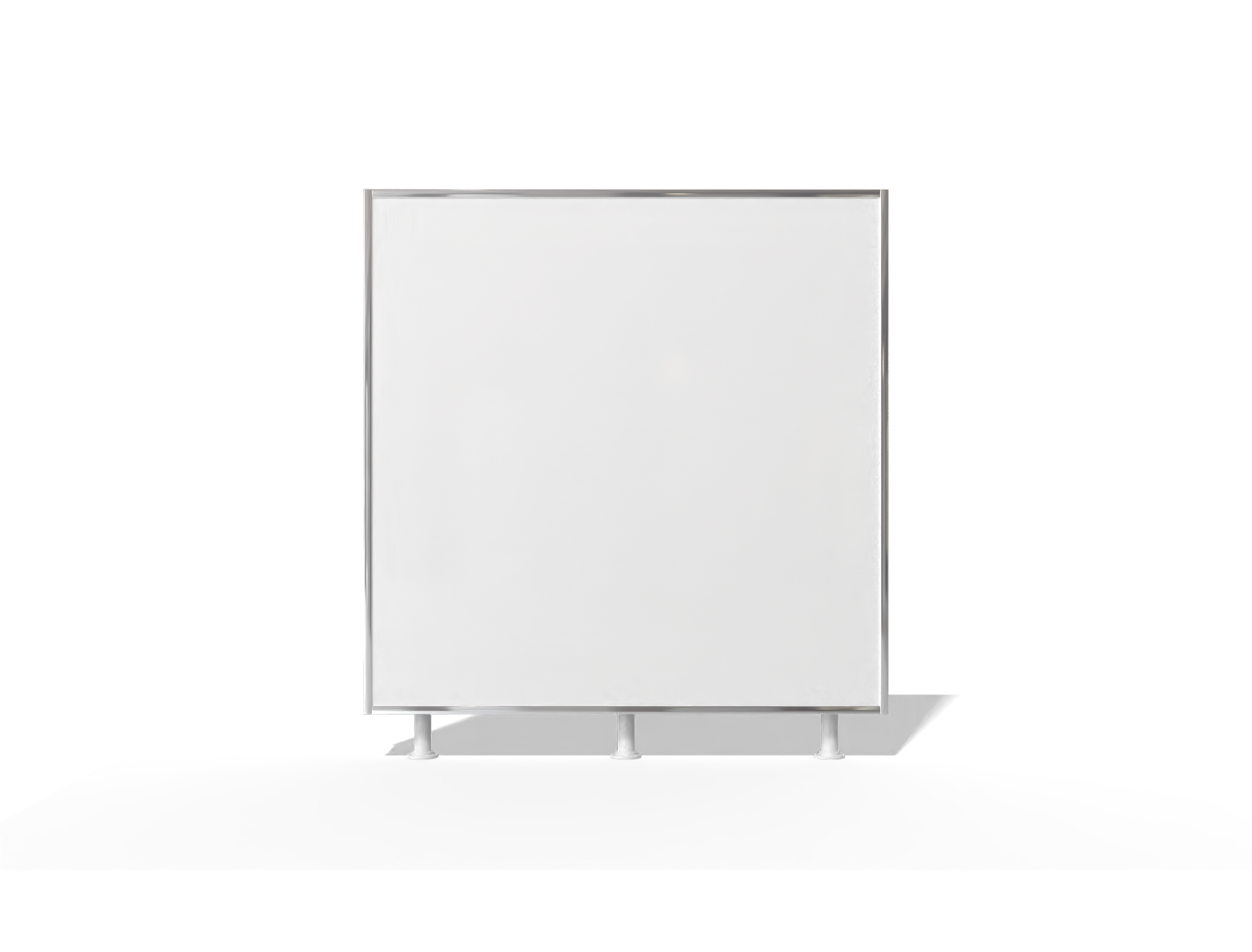Square billboard — Glossy plastic