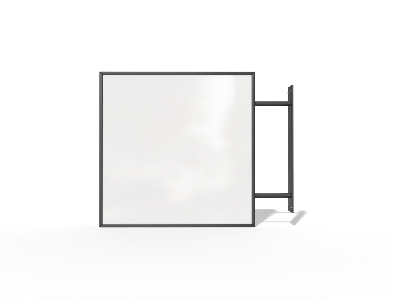 Square billboard — Glossy plastic