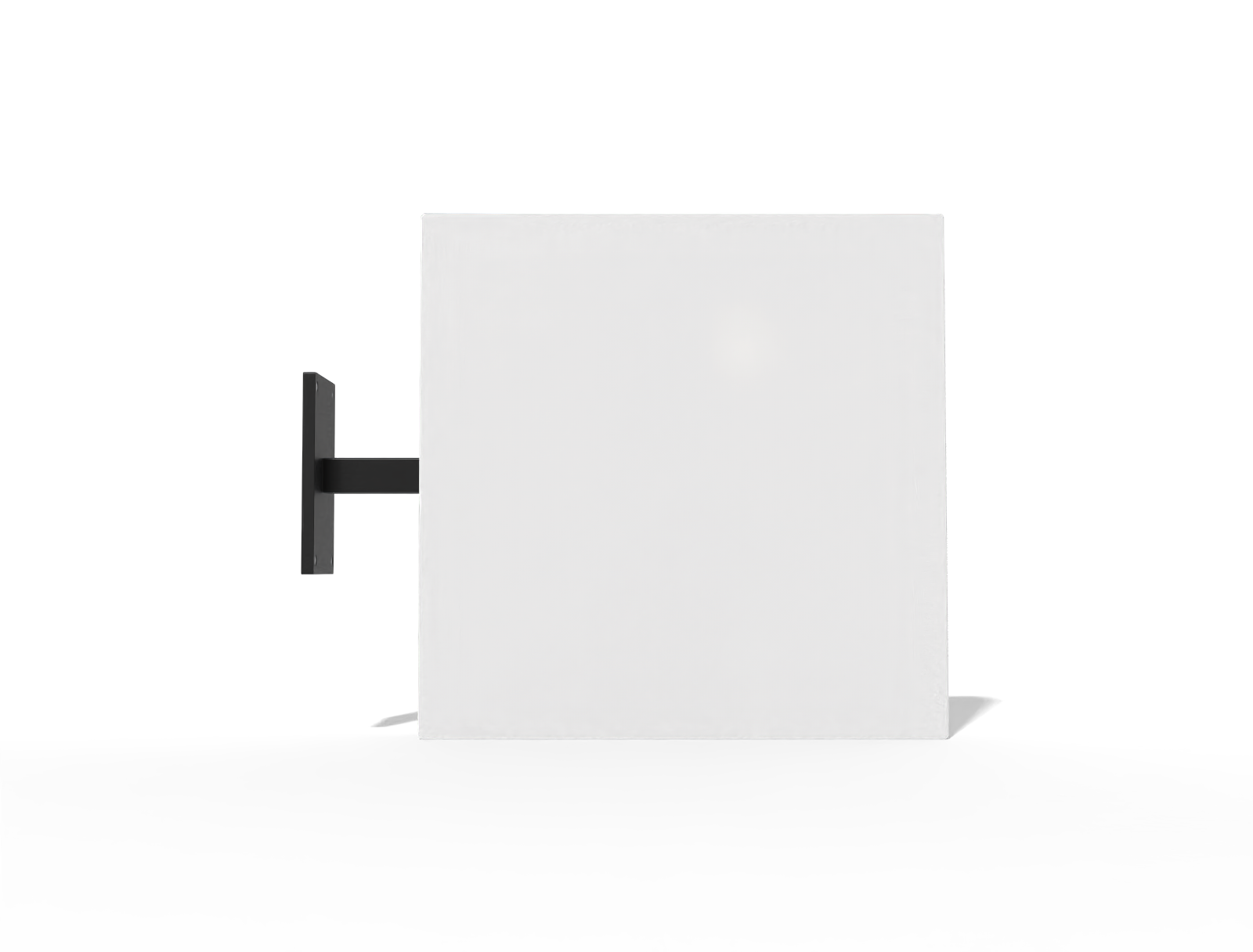 Square billboard — Glossy plastic