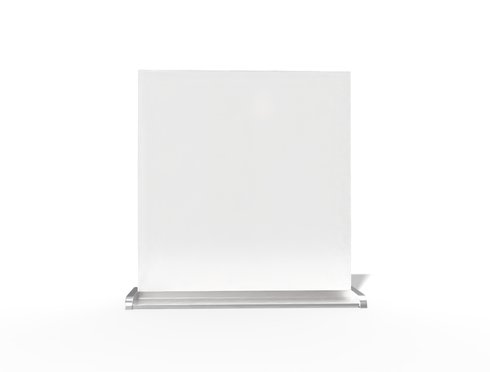 Square billboard — Glossy plastic