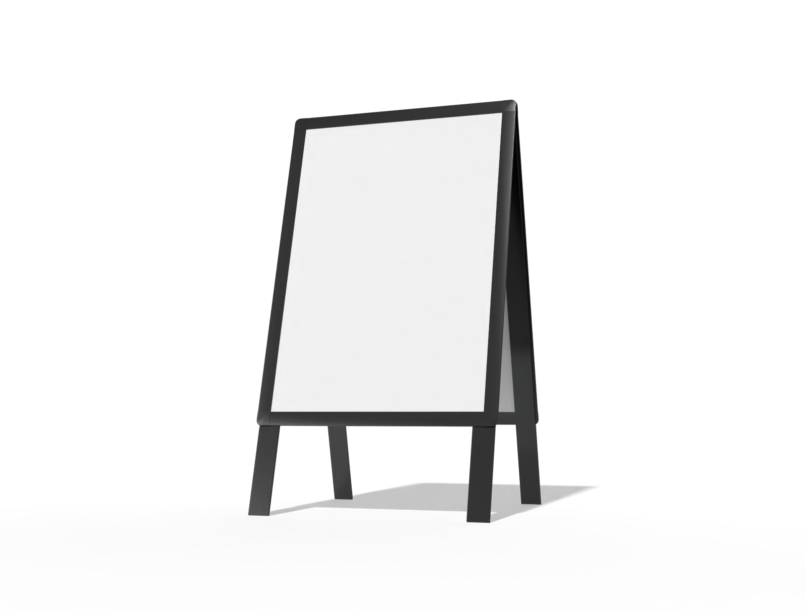 Sandwich board — Glossy plastic