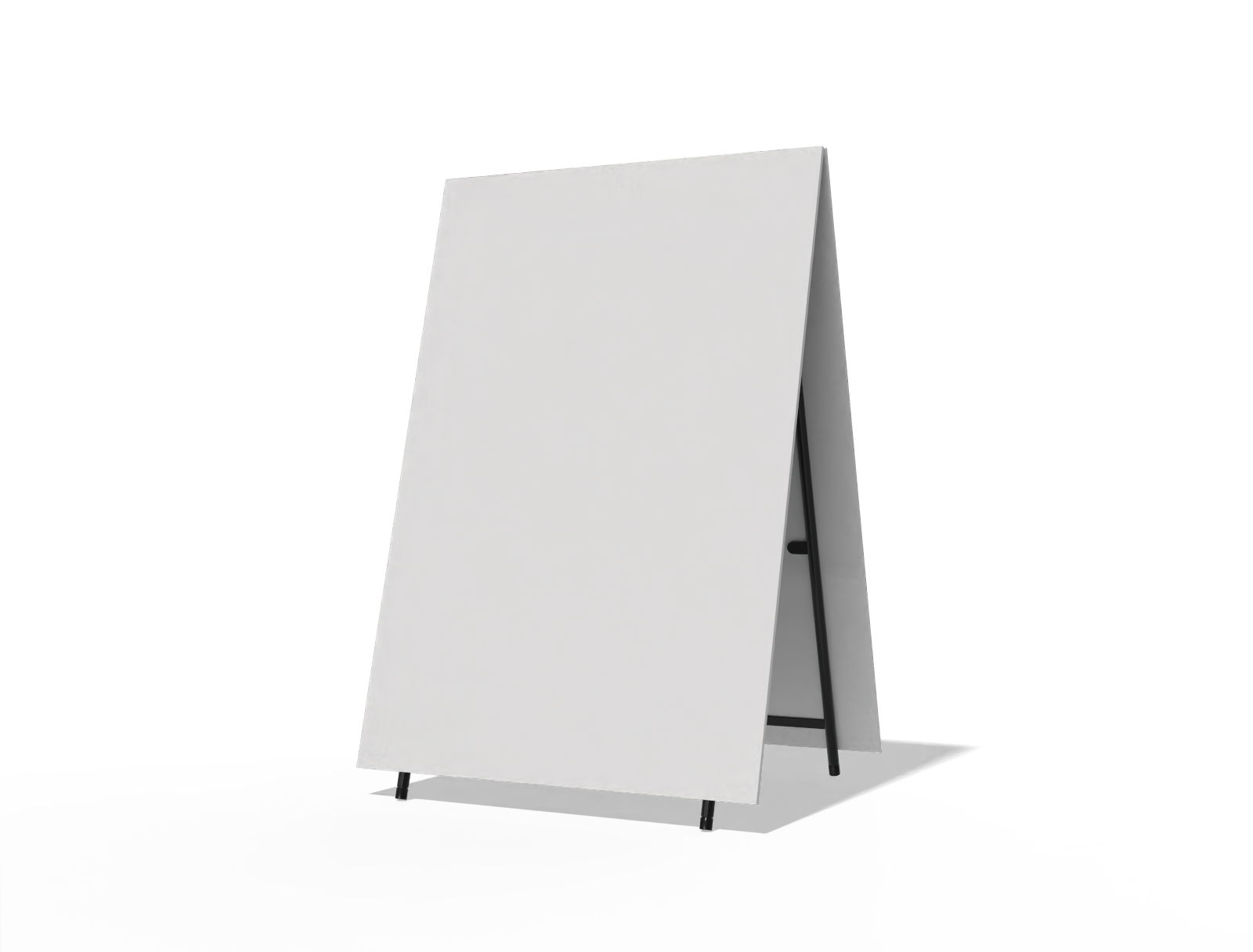 Sandwich board — Glossy plastic