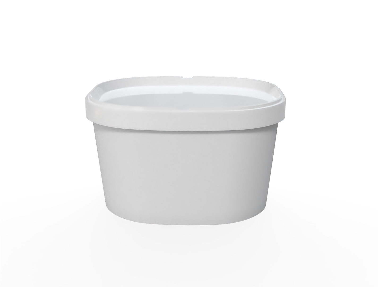 Ice cream box — White paperboard