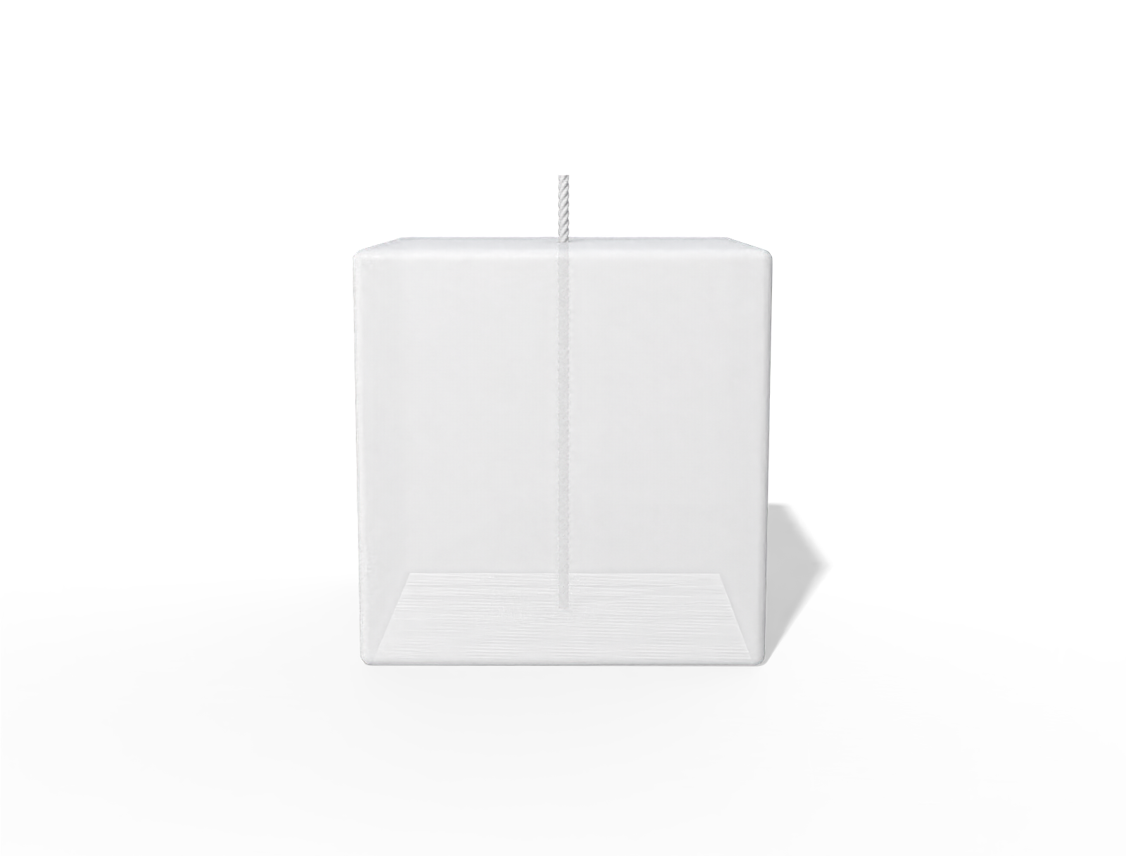 Square candle — Candle material