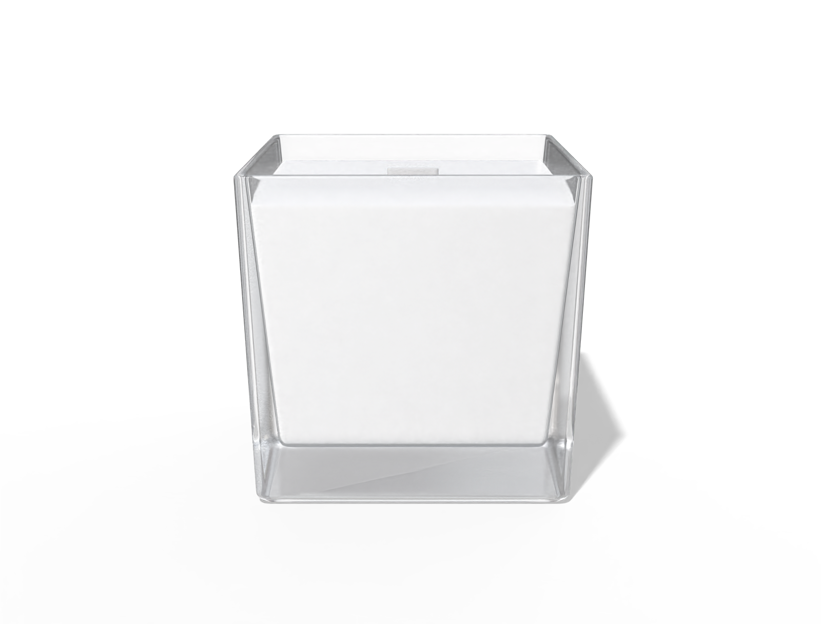 Square candle — Glossy glass