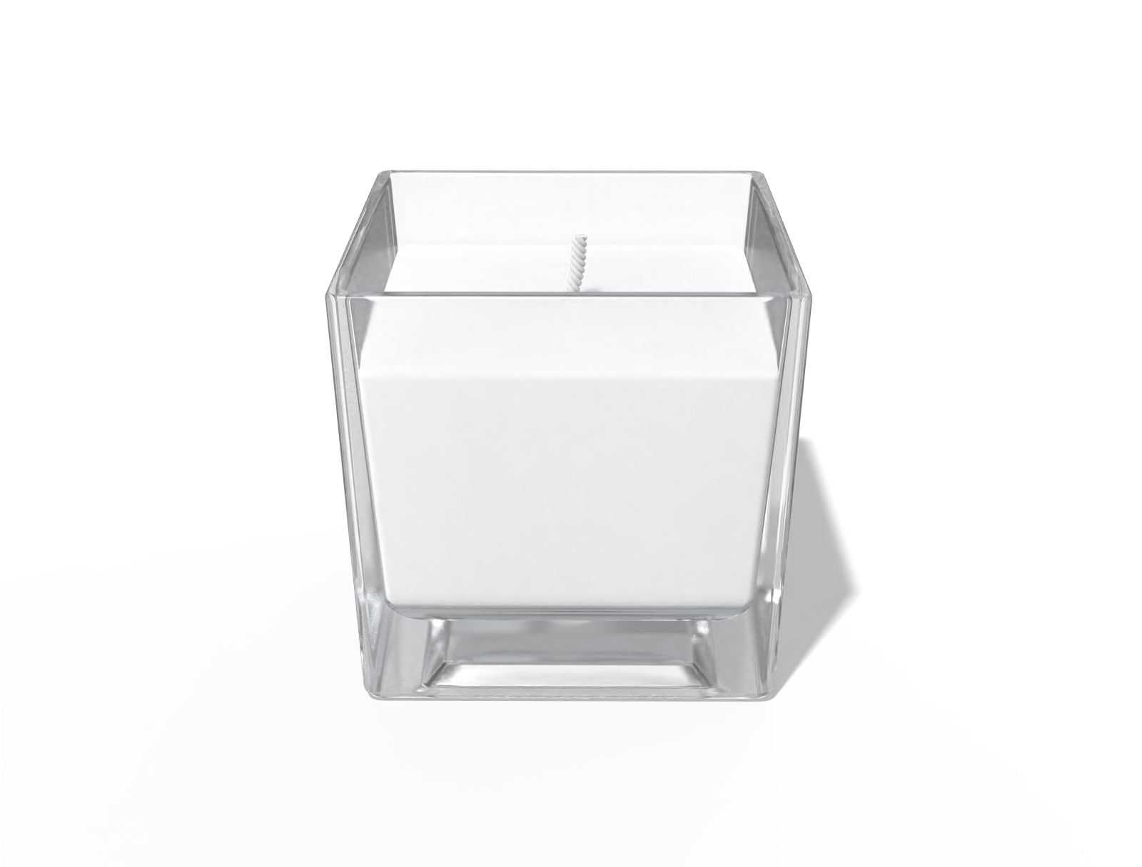 Square candle — Glossy glass