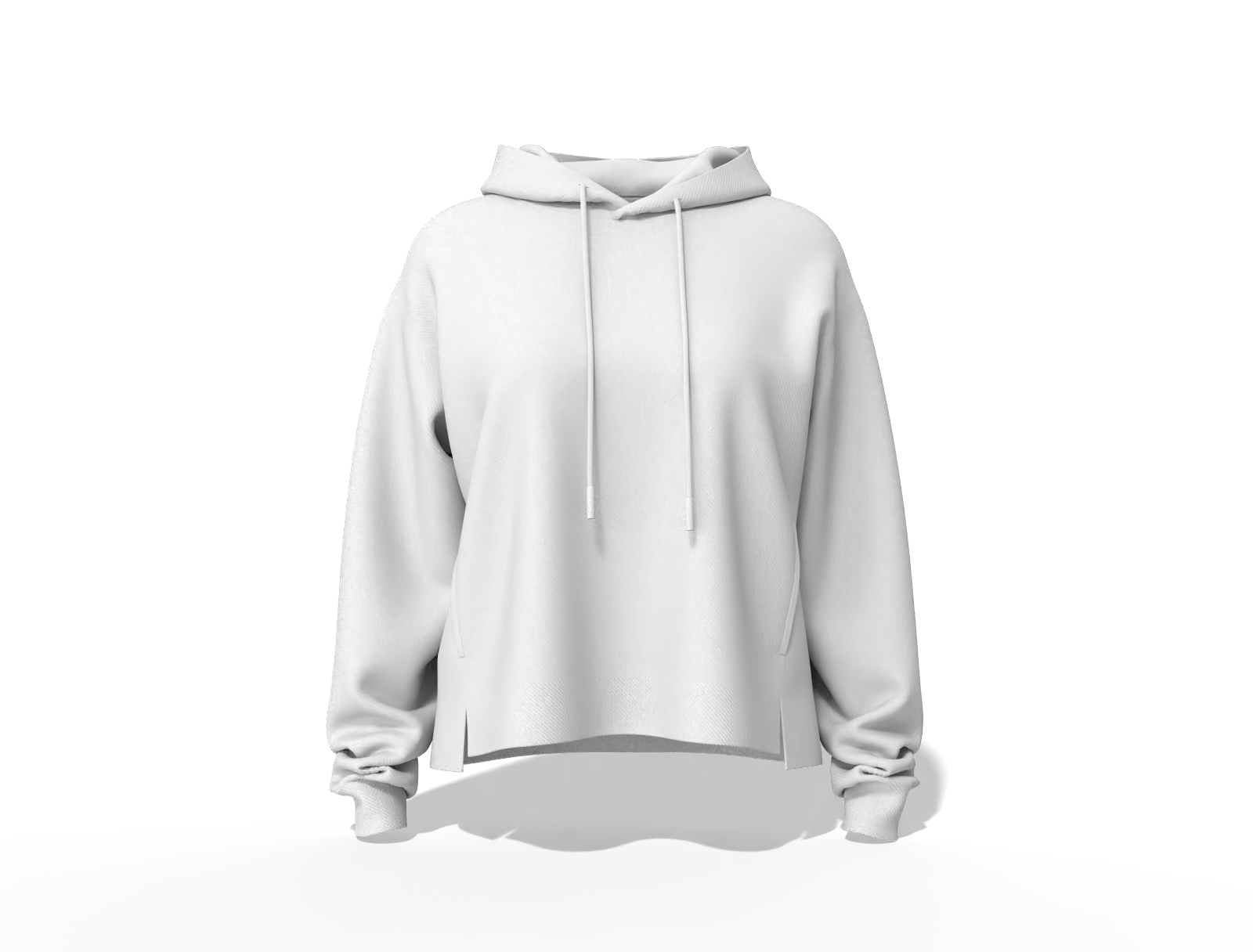 Oversized hoodie — Cotton base fabric