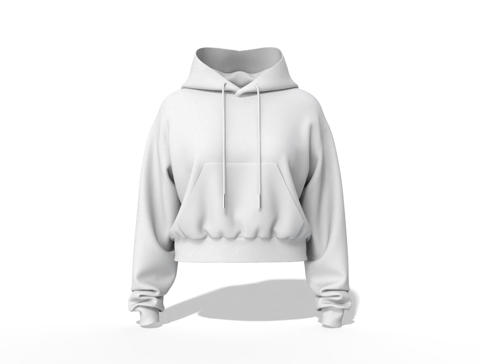 Oversized hoodie — Cotton base fabric