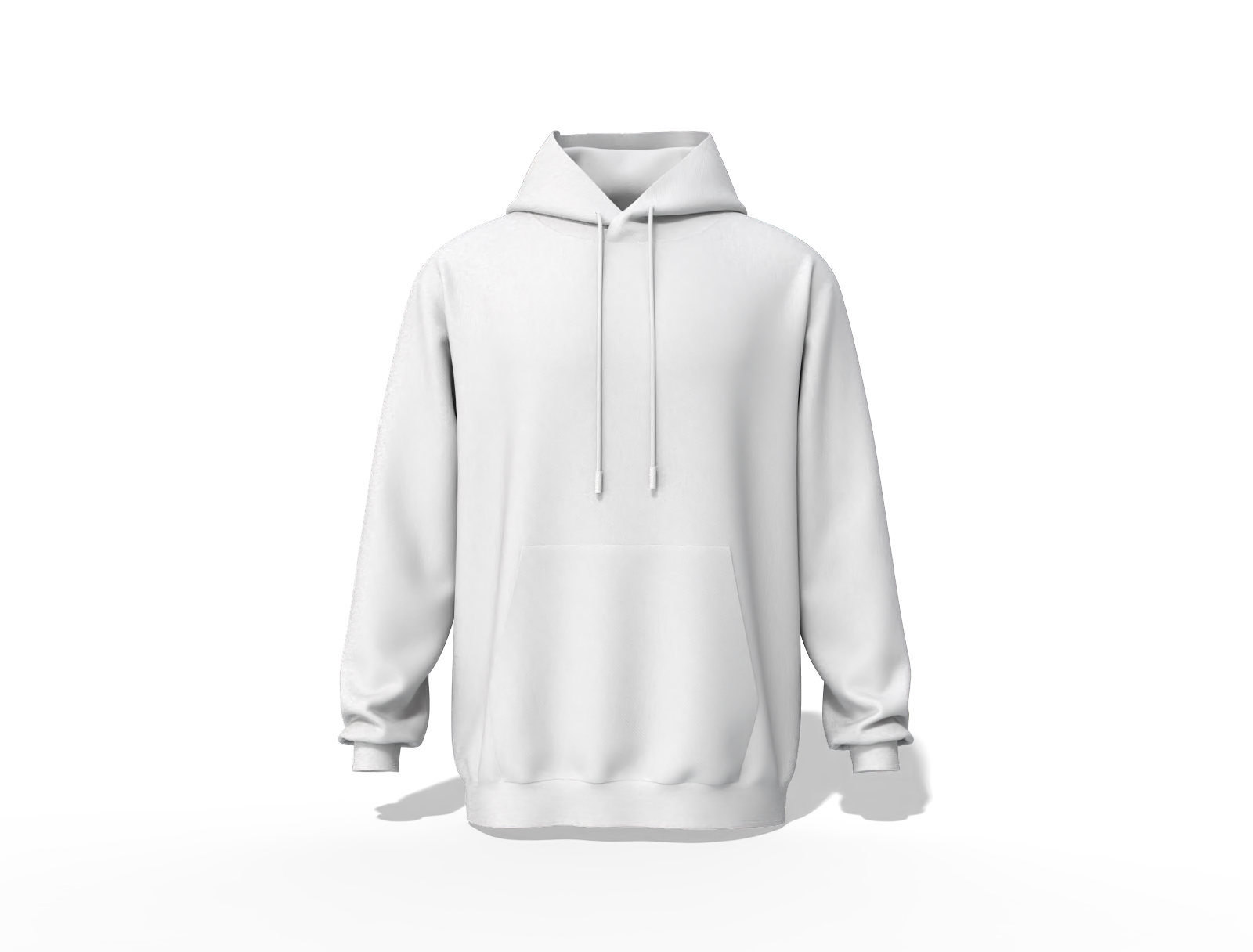 Oversized hoodie — Cotton base fabric