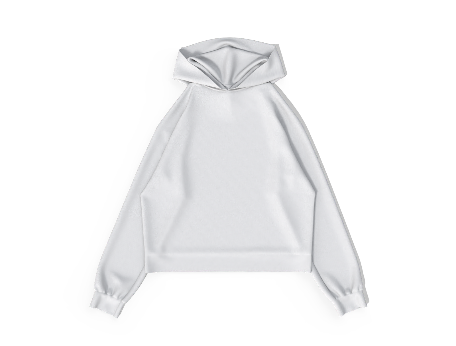 Oversized hoodie — Cotton base fabric