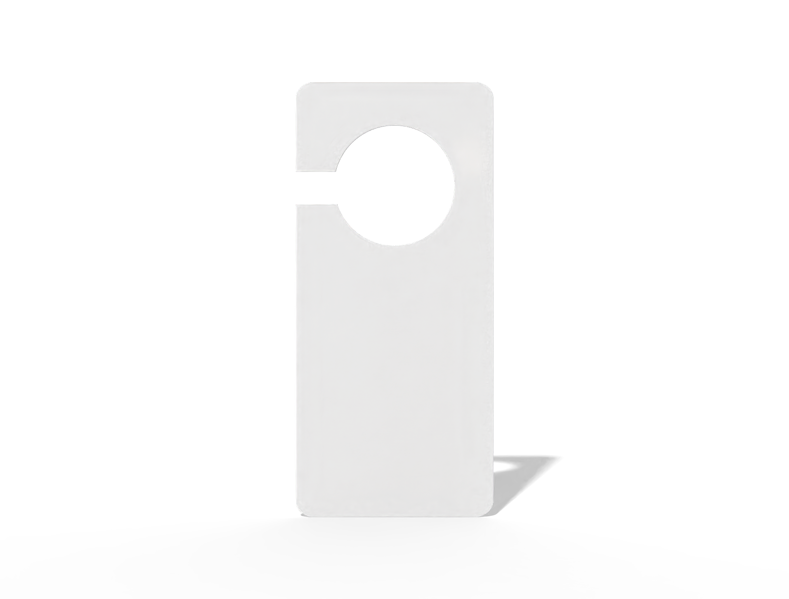 Door hanger — Acrylic
