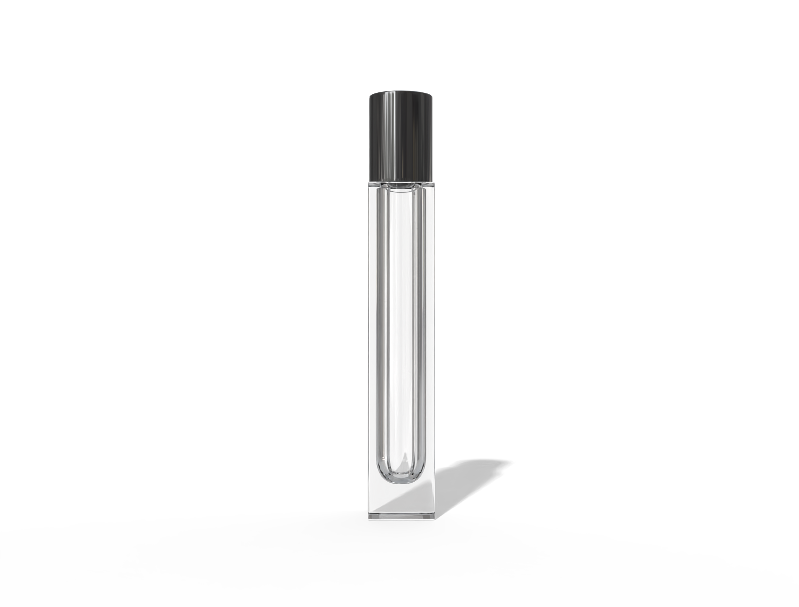 Cosmetic bottle — Glossy glass