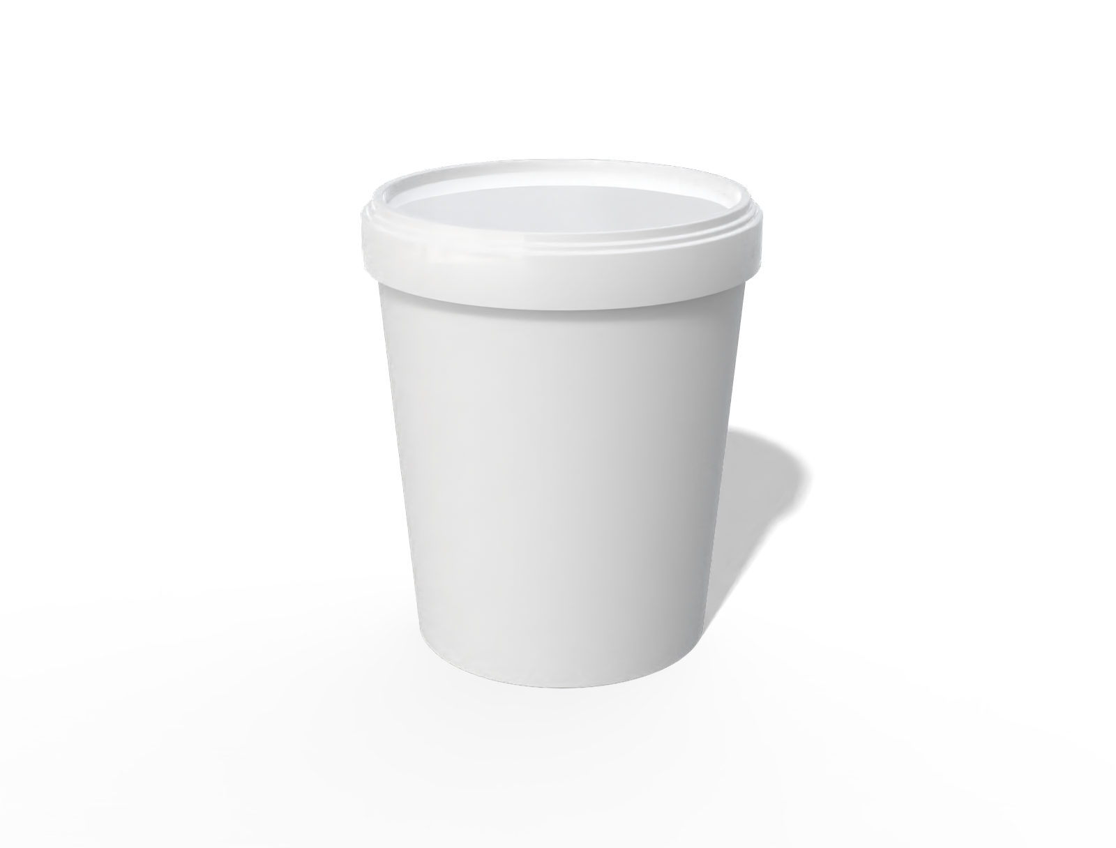 Ice cream box — White paperboard