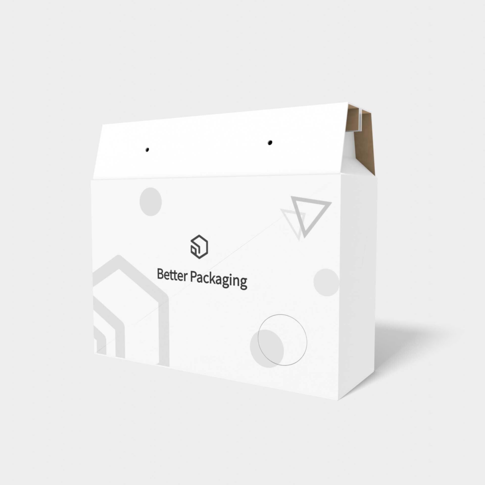 Tuck end box variations bevel top lock inserts — Corrugated board