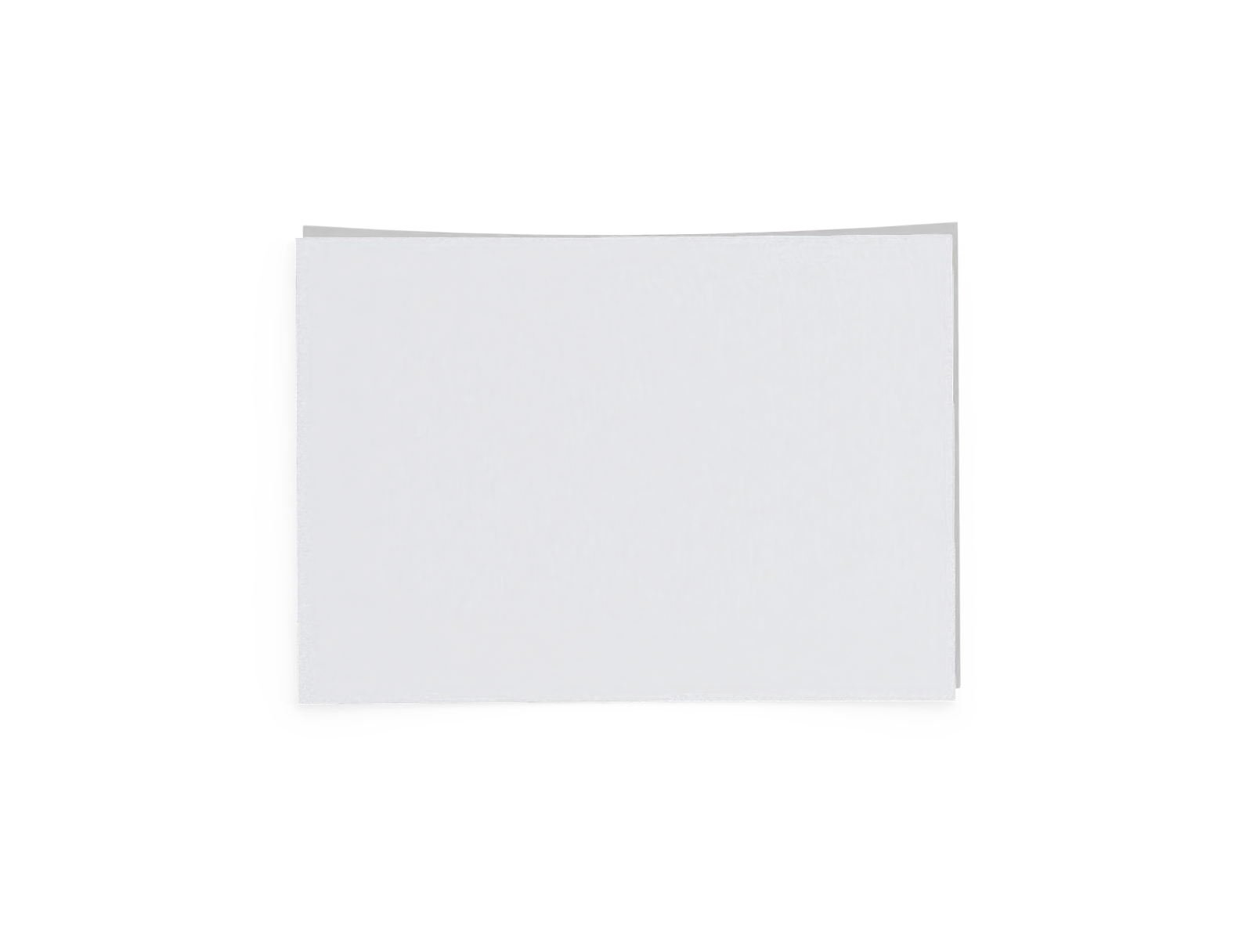 A6 postcard — White paperboard