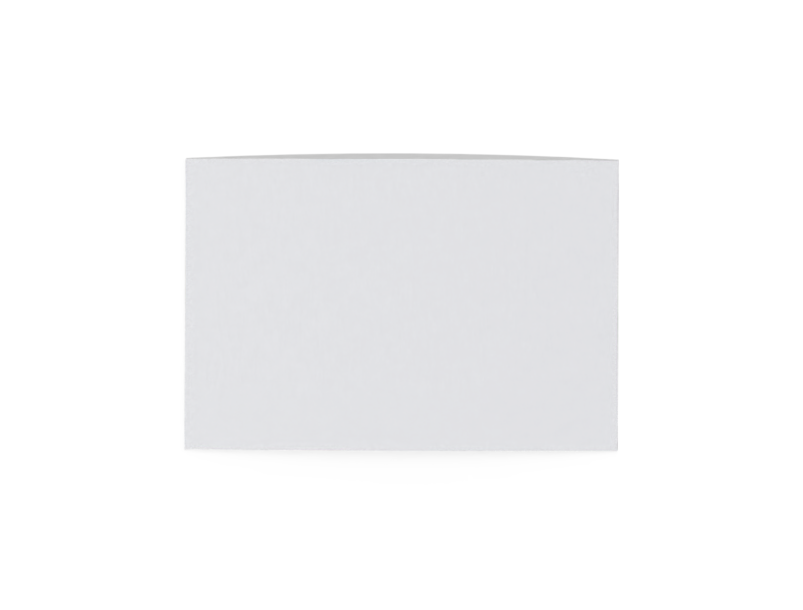 Postcard — White paperboard