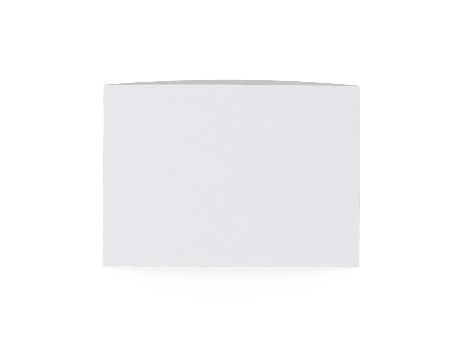 A5 postcard — White paperboard