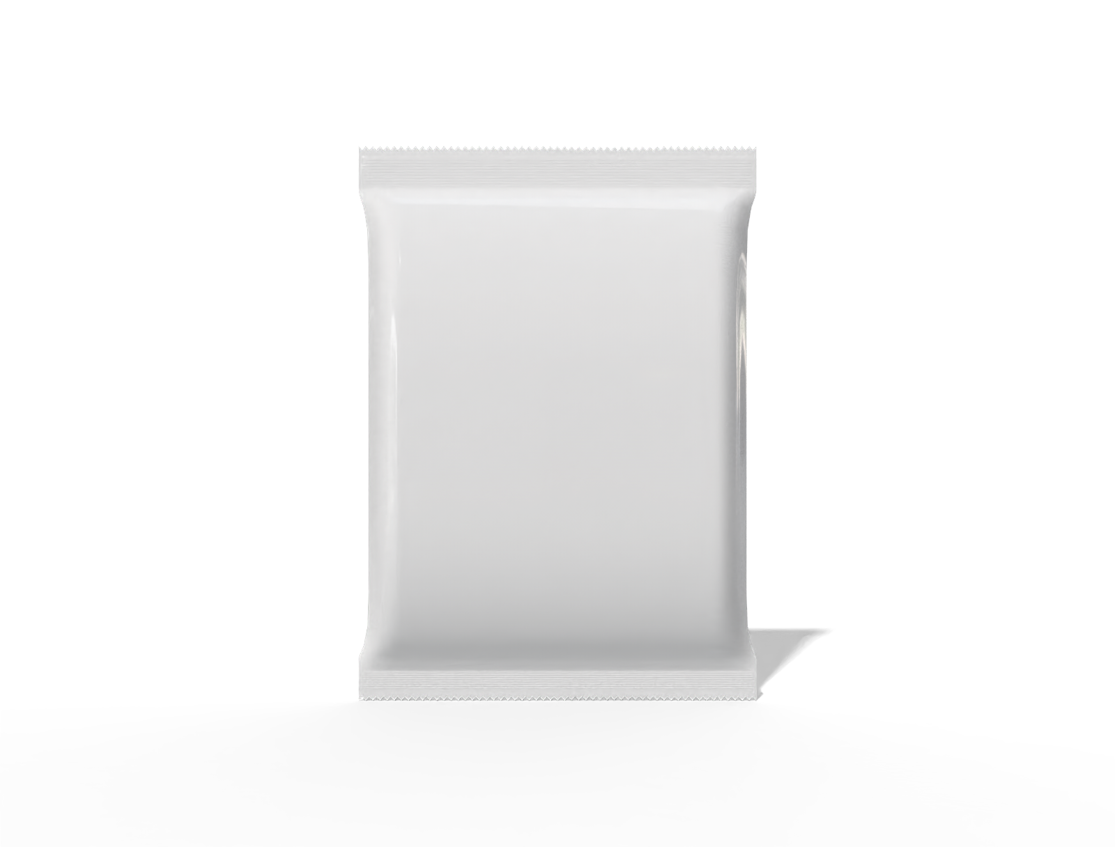 Sachet packaging — Glossy plastic