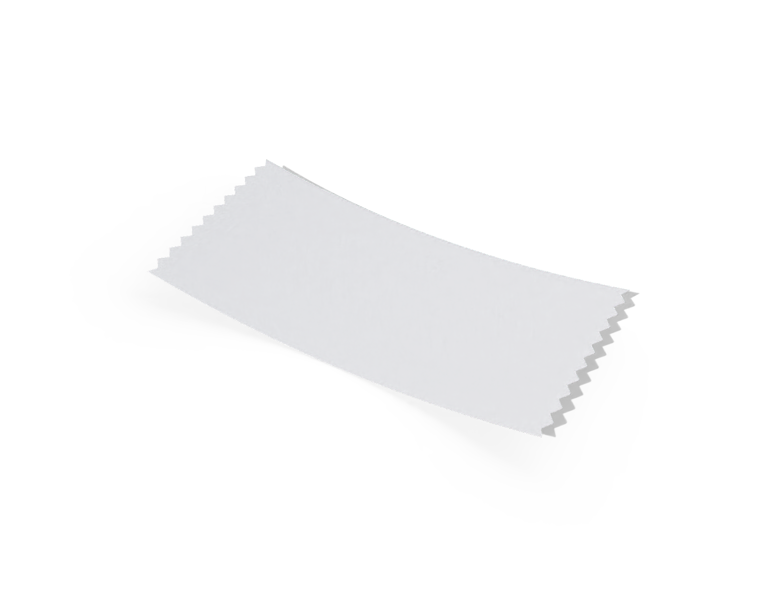 Event ticket — White paperboard