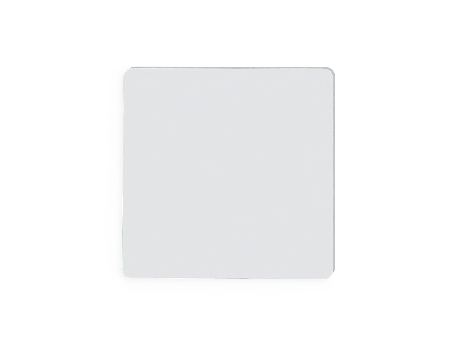 Square mouse pad — Rubber