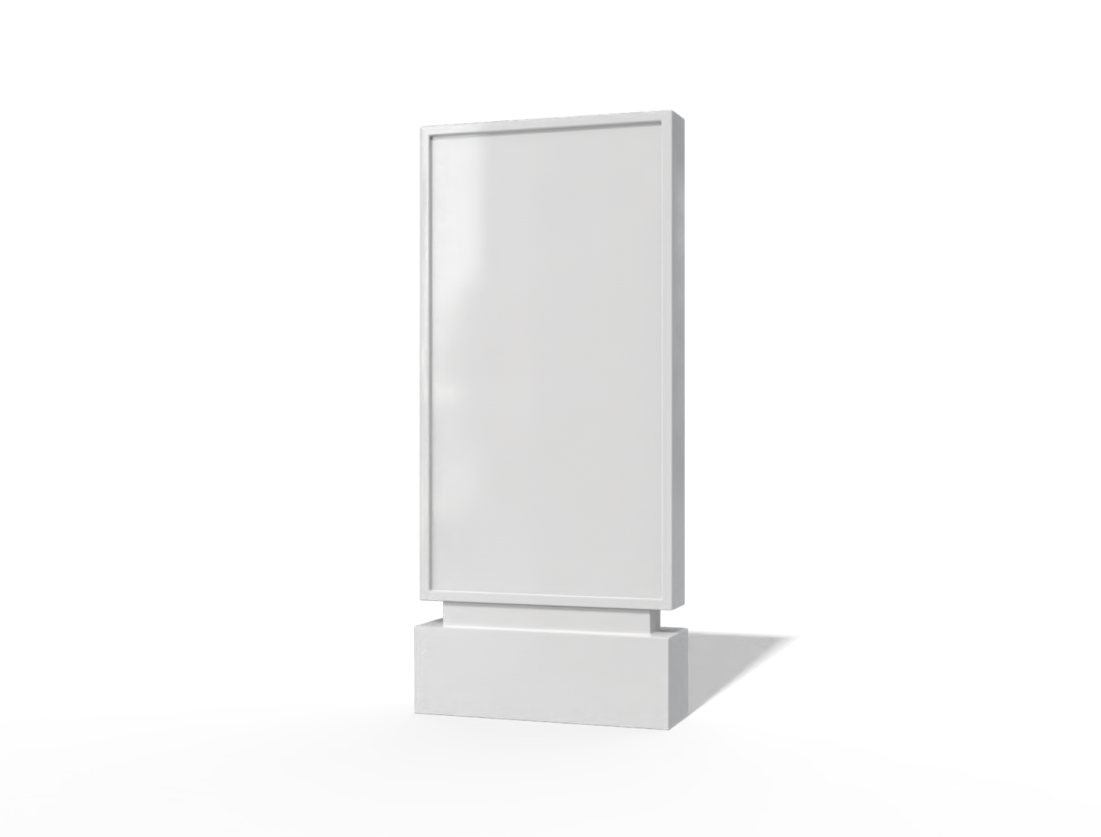Digital signage — Matte metal