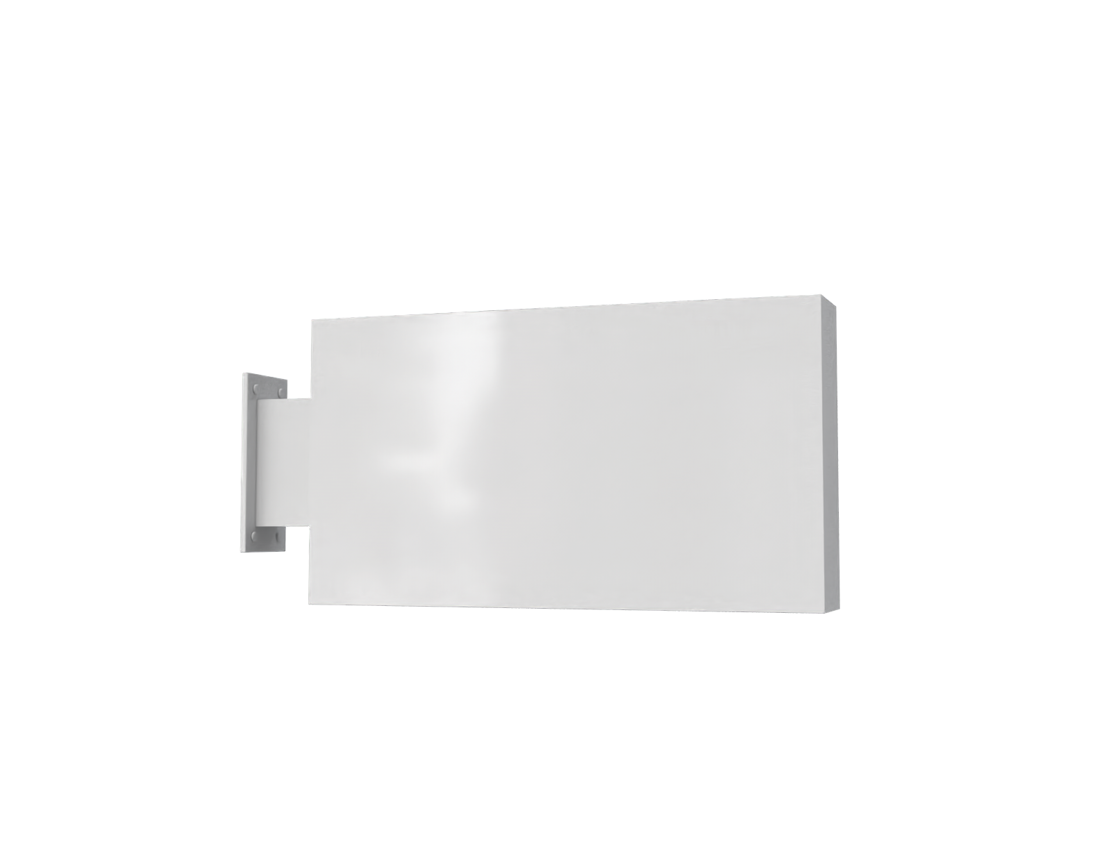 Sign — Matte metal