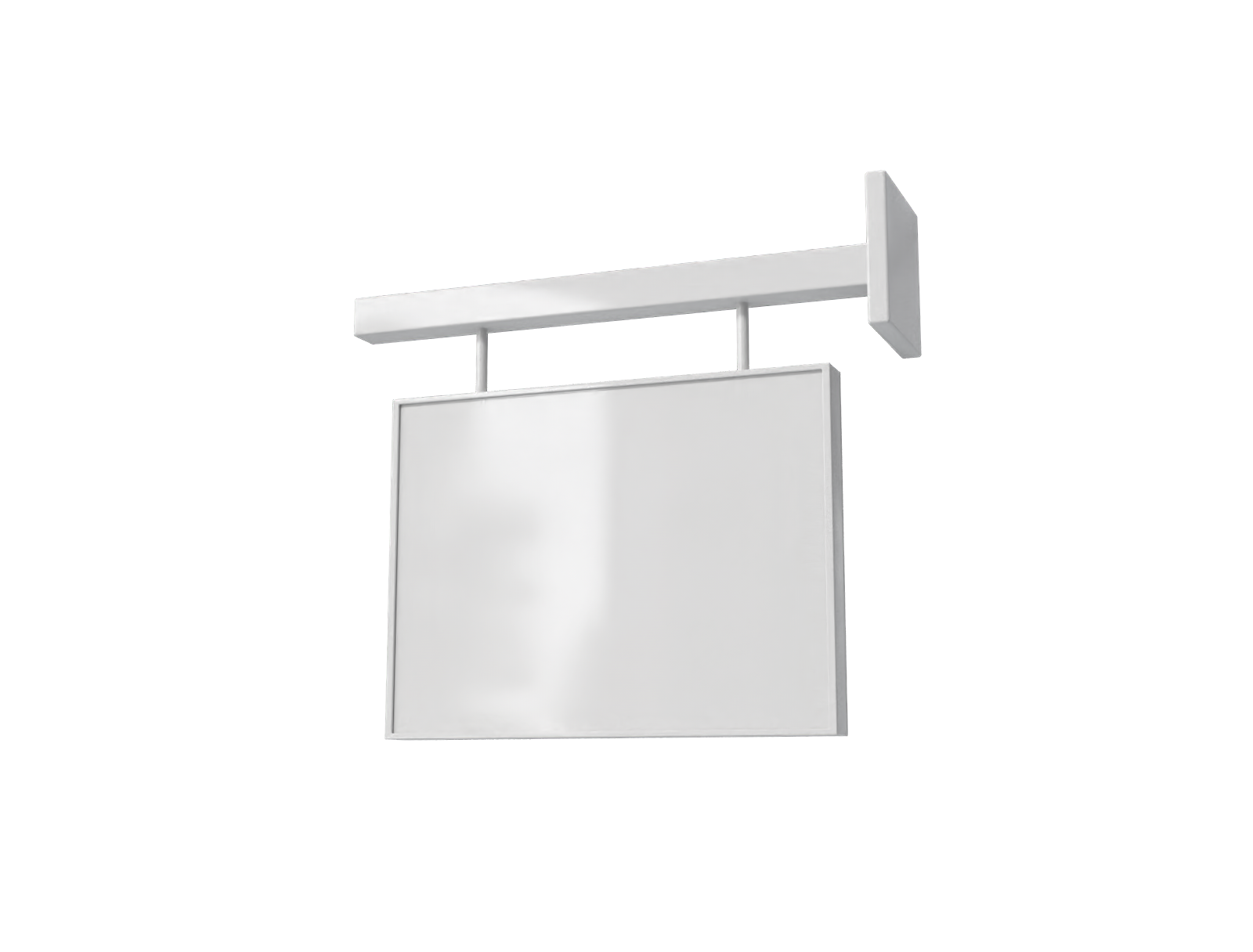 Store sign — Glossy plastic