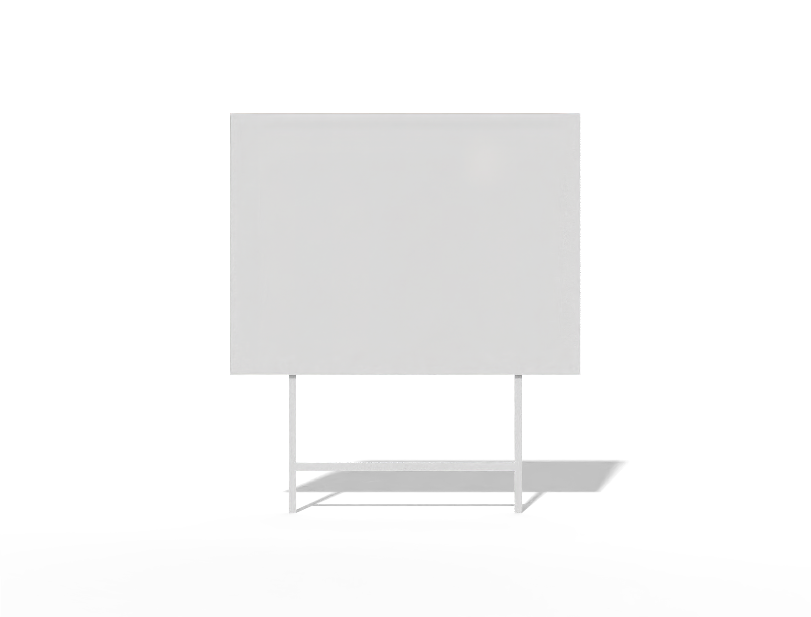 Yard sign — Matte plastic