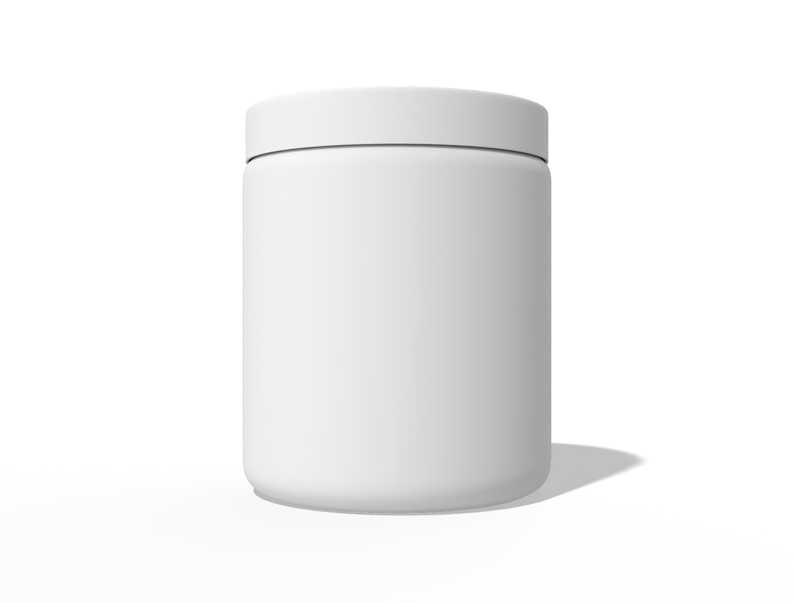 Cosmetic plastic jar — Glossy plastic
