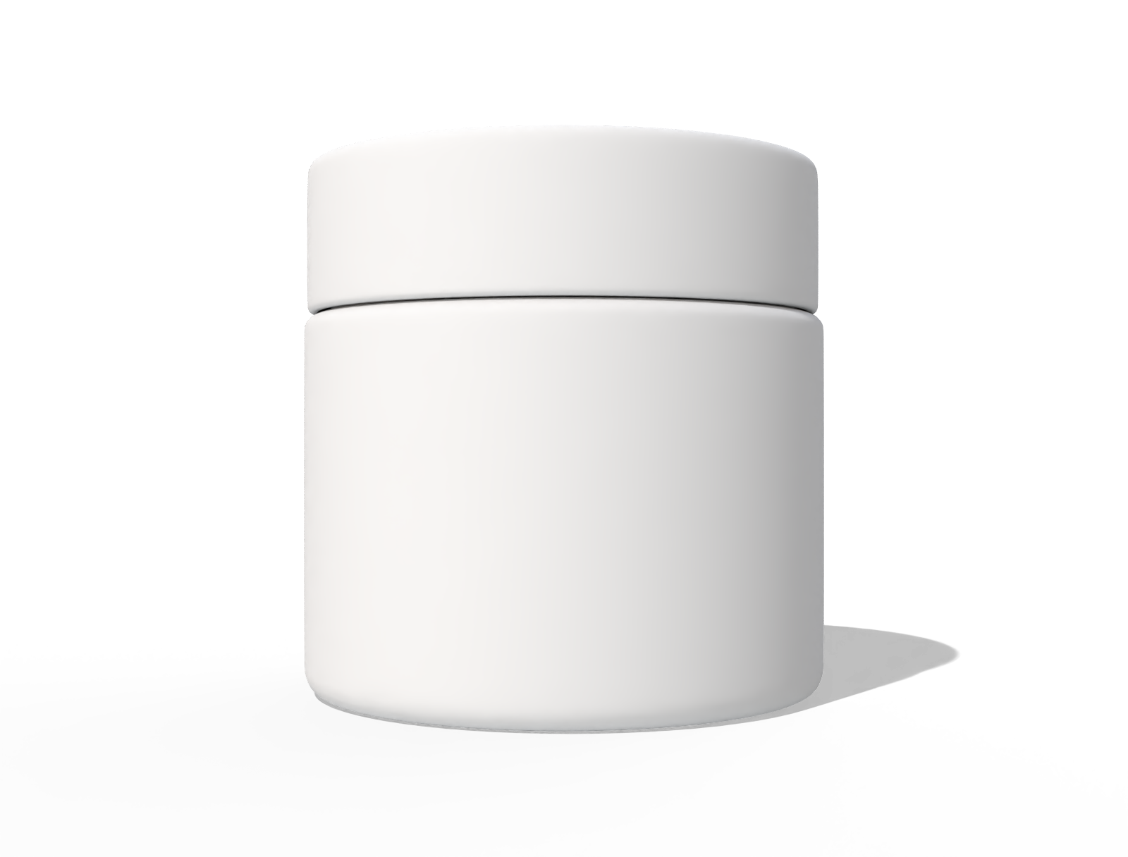 Cosmetic jar — Glossy plastic