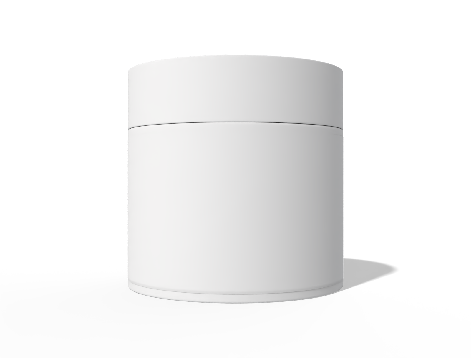 Cosmetic jar — Glossy plastic