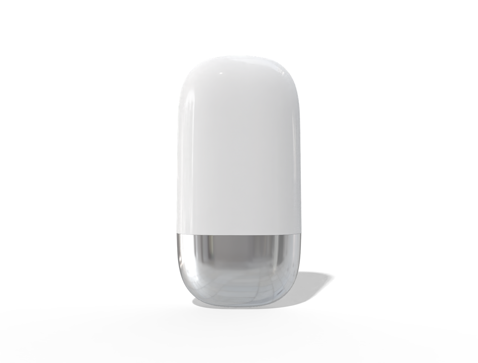 Roll on deodorant — Glossy plastic